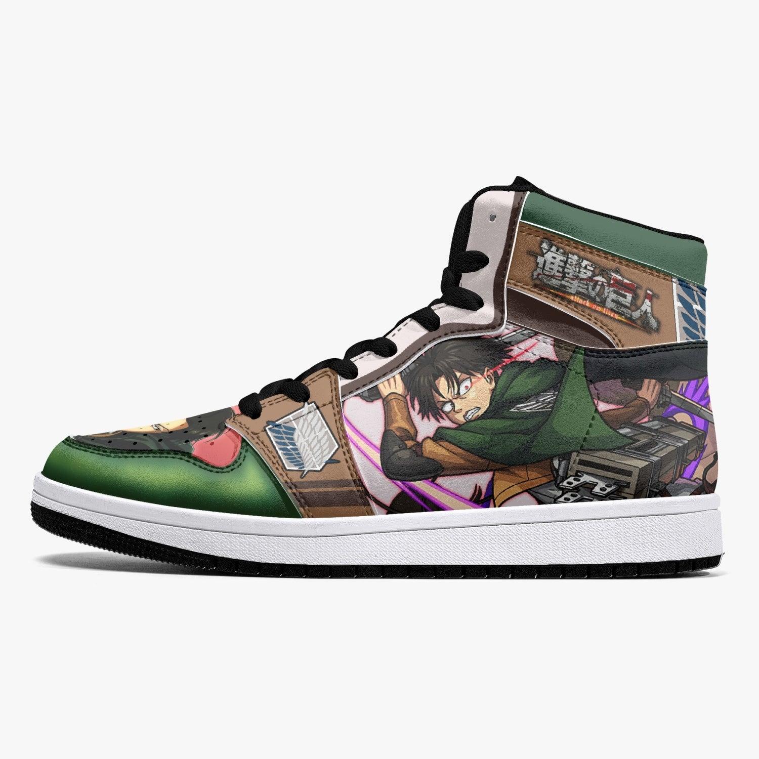Captain Levi Shingeki no Kyojin Mid 1 Basketball Shoes