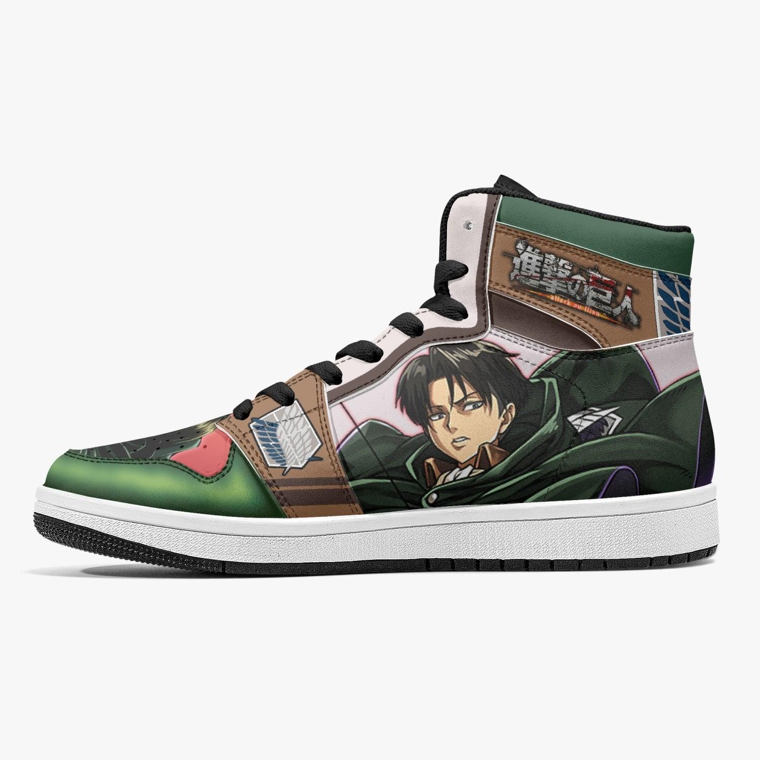 Captain Levi Shingeki no Kyojin Mid 1 Basketball Shoes