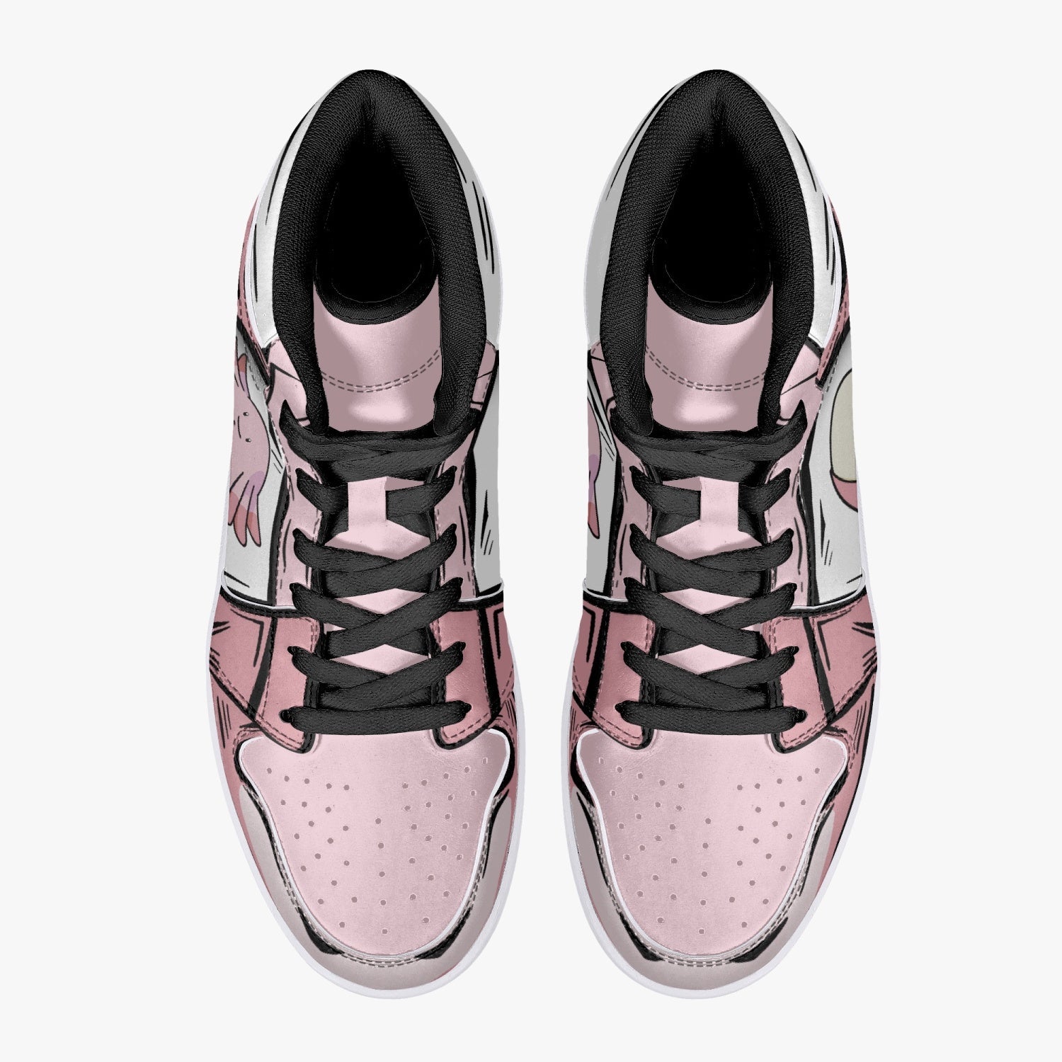 Chansey Pokemon Mid 1 Basketball Shoes