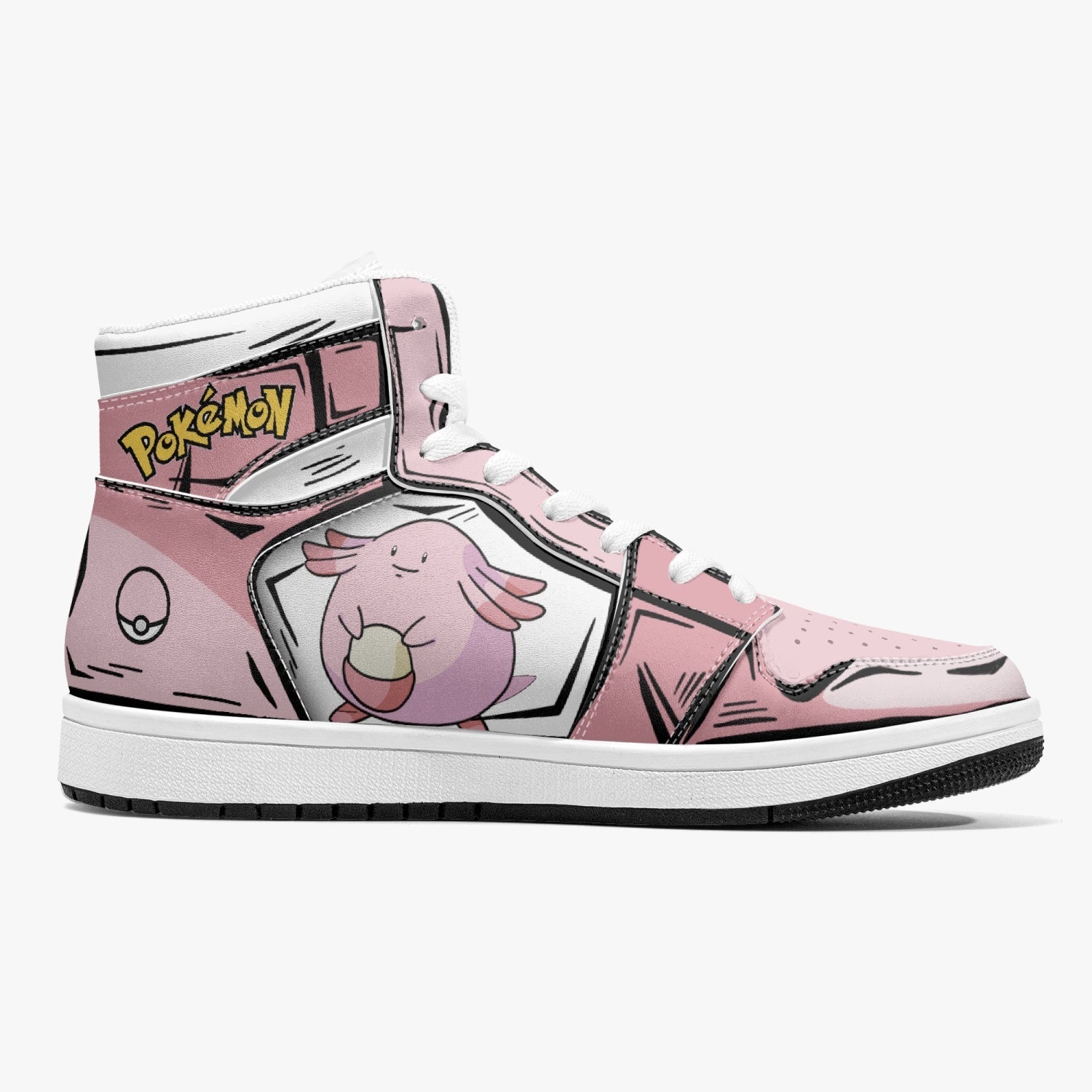 Chansey Pokemon Mid 1 Basketball Shoes
