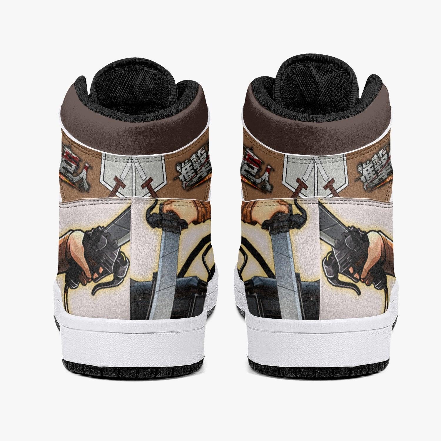 Christa Lenz Training Corps Attack on Titan Mid 1 Basketball Shoes