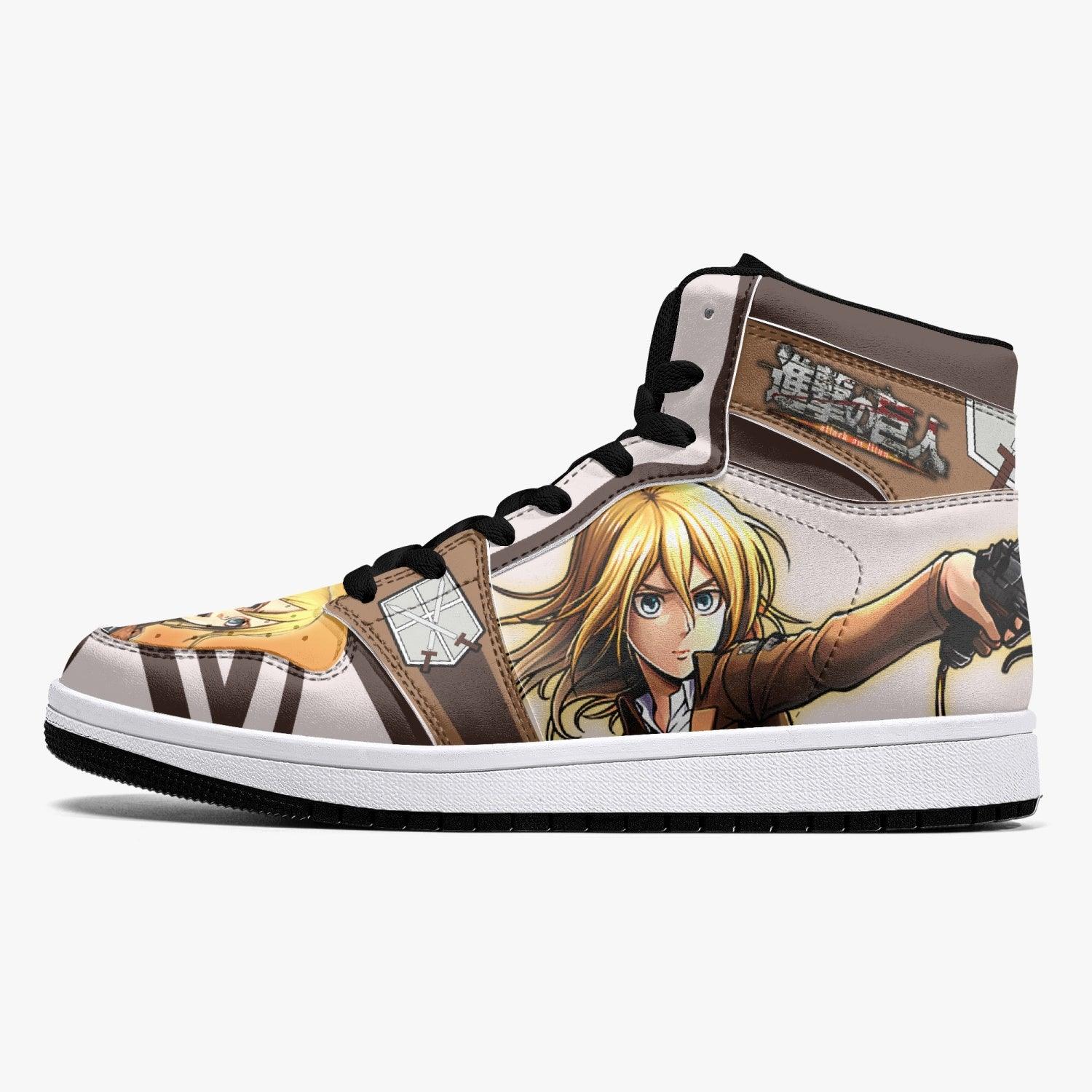 Christa Lenz Training Corps Attack on Titan Mid 1 Basketball Shoes