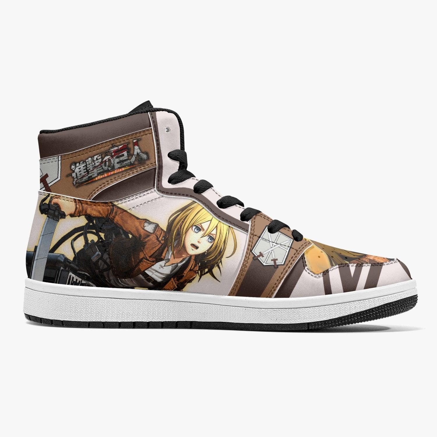 Christa Lenz Training Corps Attack on Titan Mid 1 Basketball Shoes