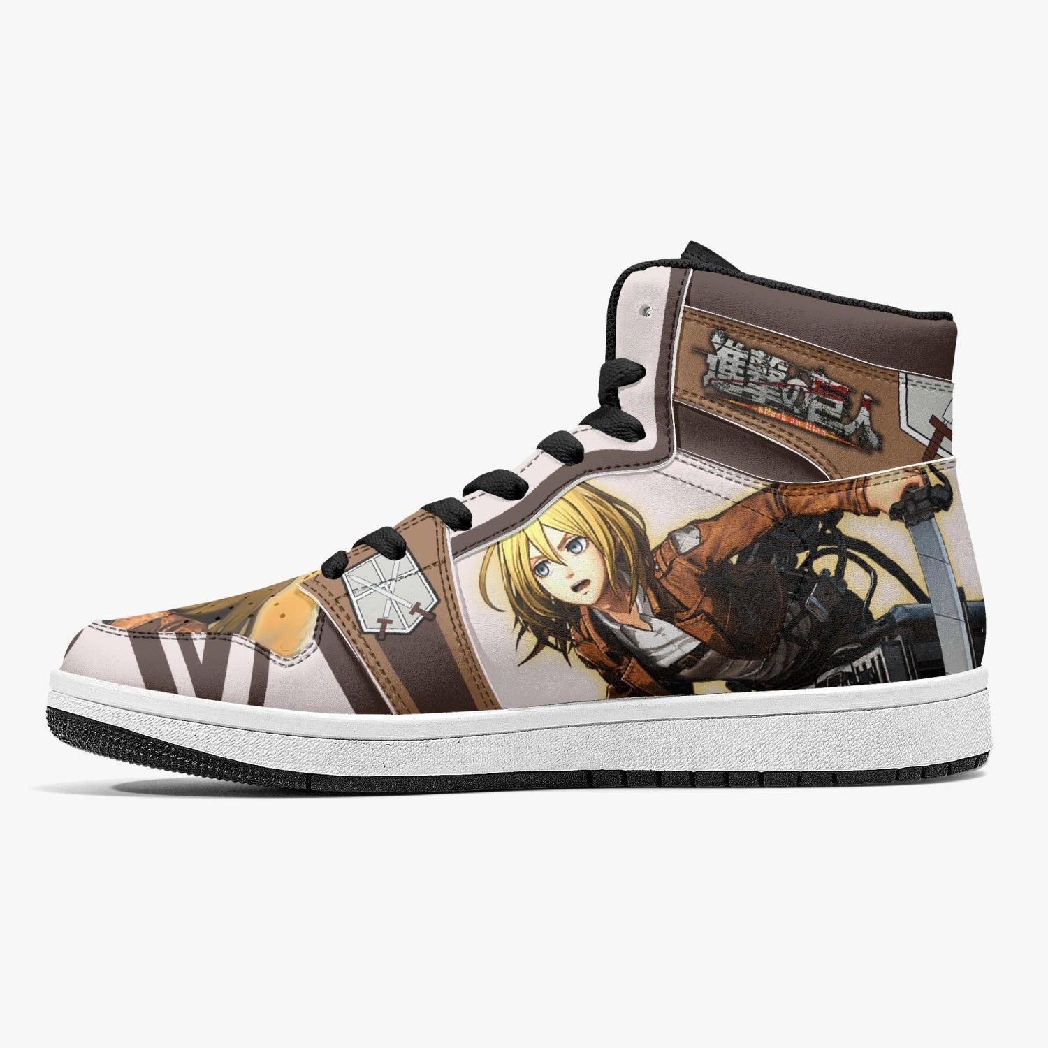 Christa Lenz Training Corps Attack on Titan Mid 1 Basketball Shoes