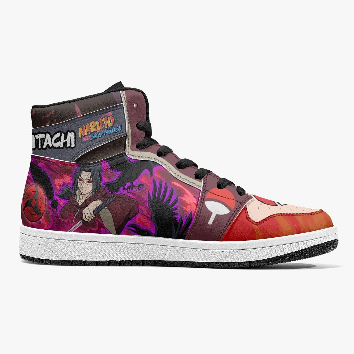 Clan Itachi Edo Tensei Ninja Shippuden Mid 1 Basketball Shoes