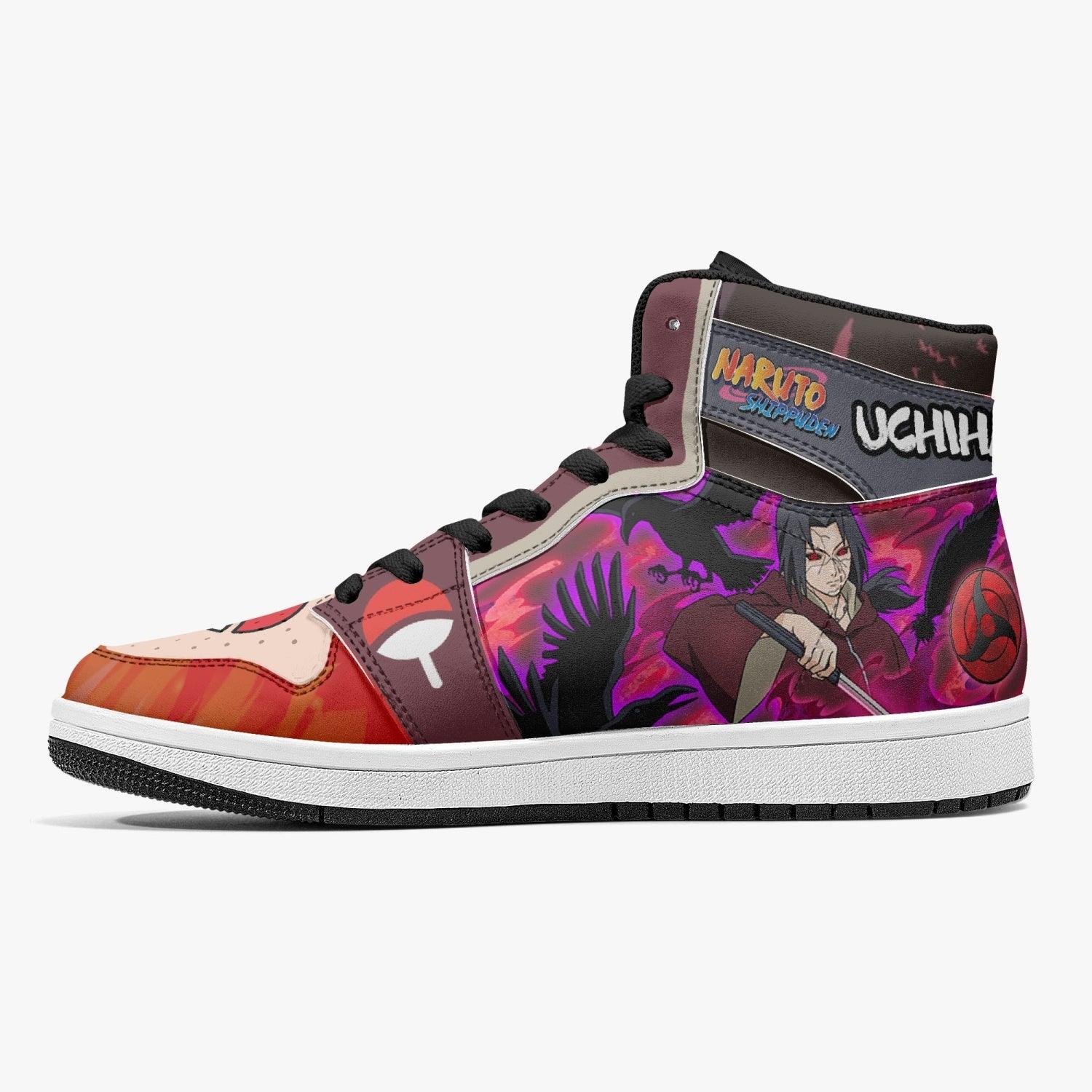 Clan Itachi Edo Tensei Ninja Shippuden Mid 1 Basketball Shoes