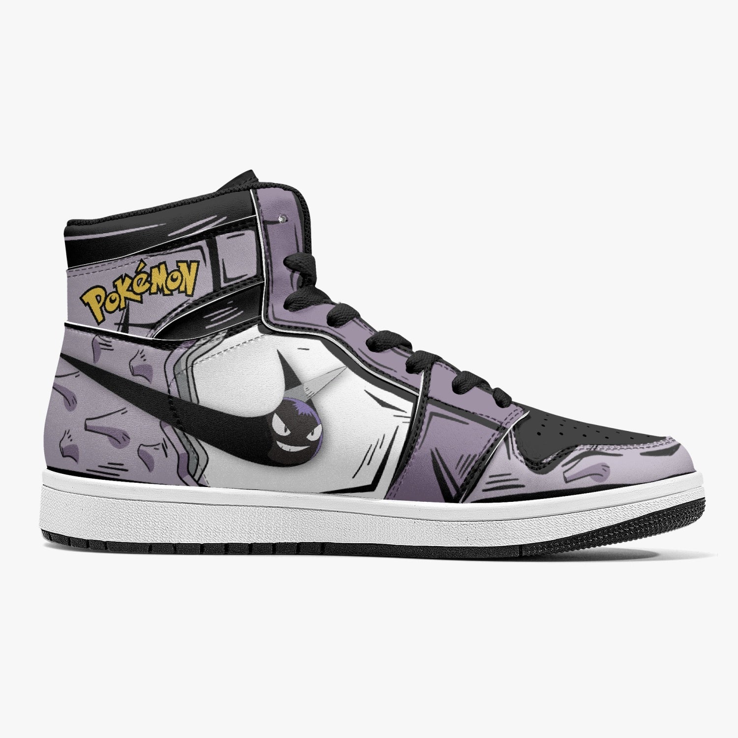 Cloyster Pokemon Mid 1 Basketball Shoes
