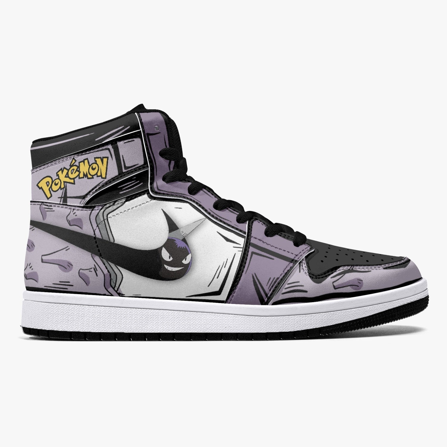 Cloyster Pokemon Mid 1 Basketball Shoes