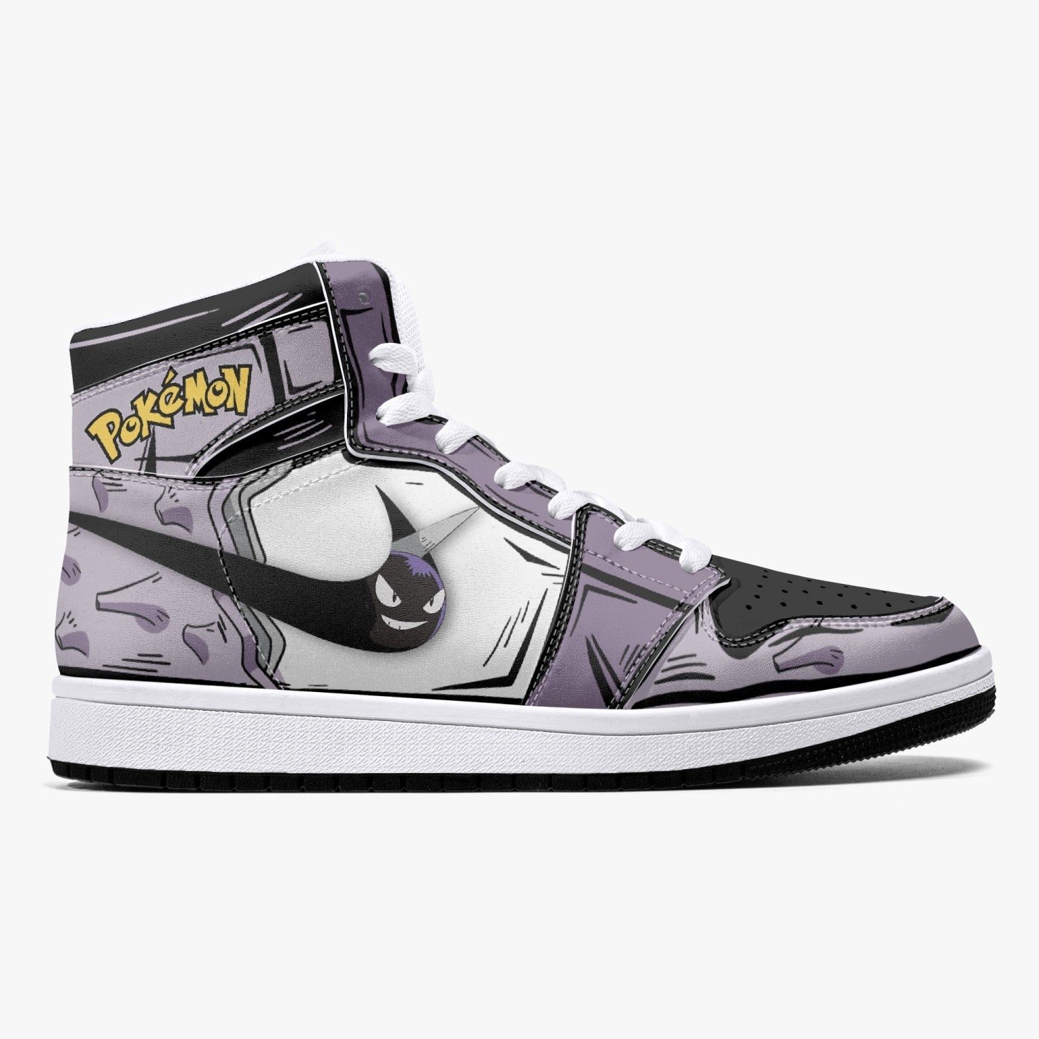Cloyster Pokemon Mid 1 Basketball Shoes