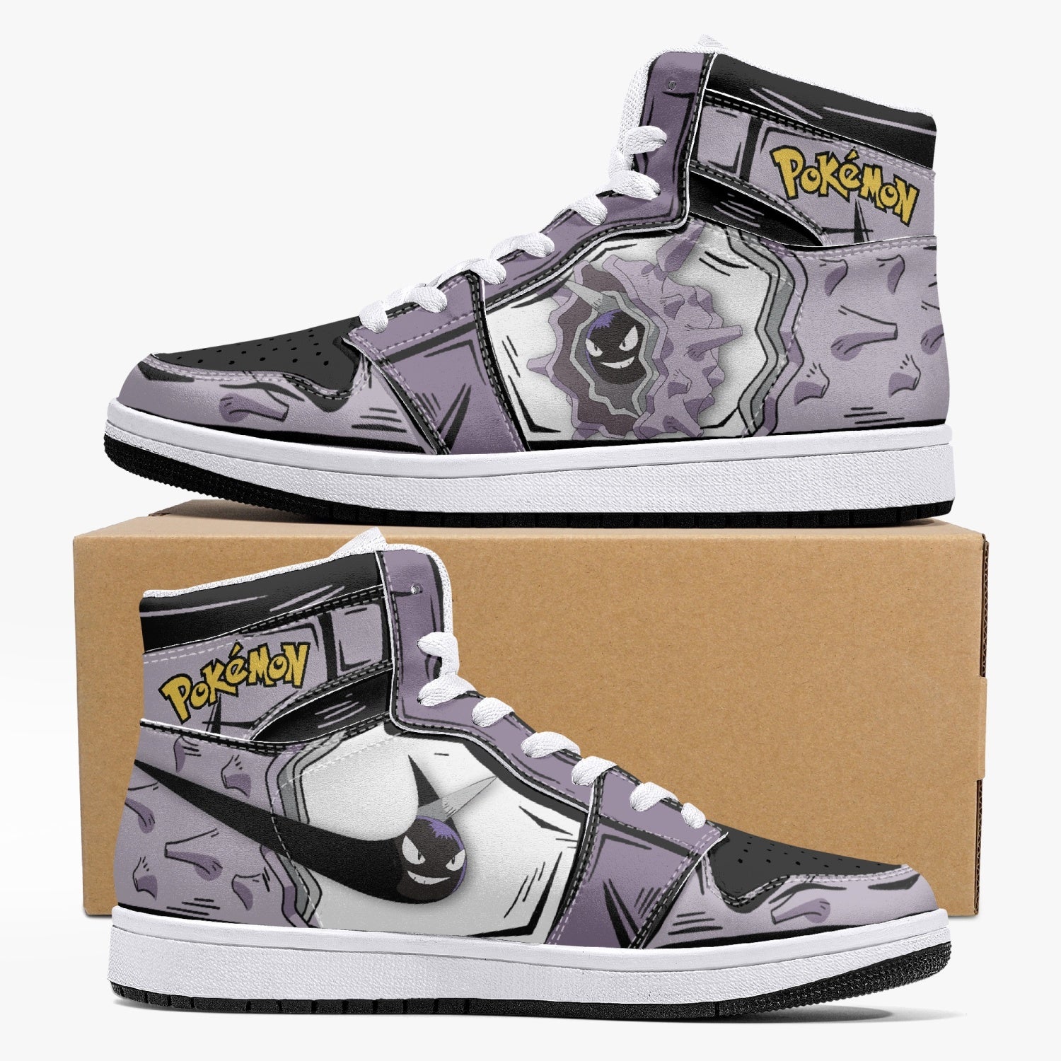 Cloyster Pokemon Mid 1 Basketball Shoes