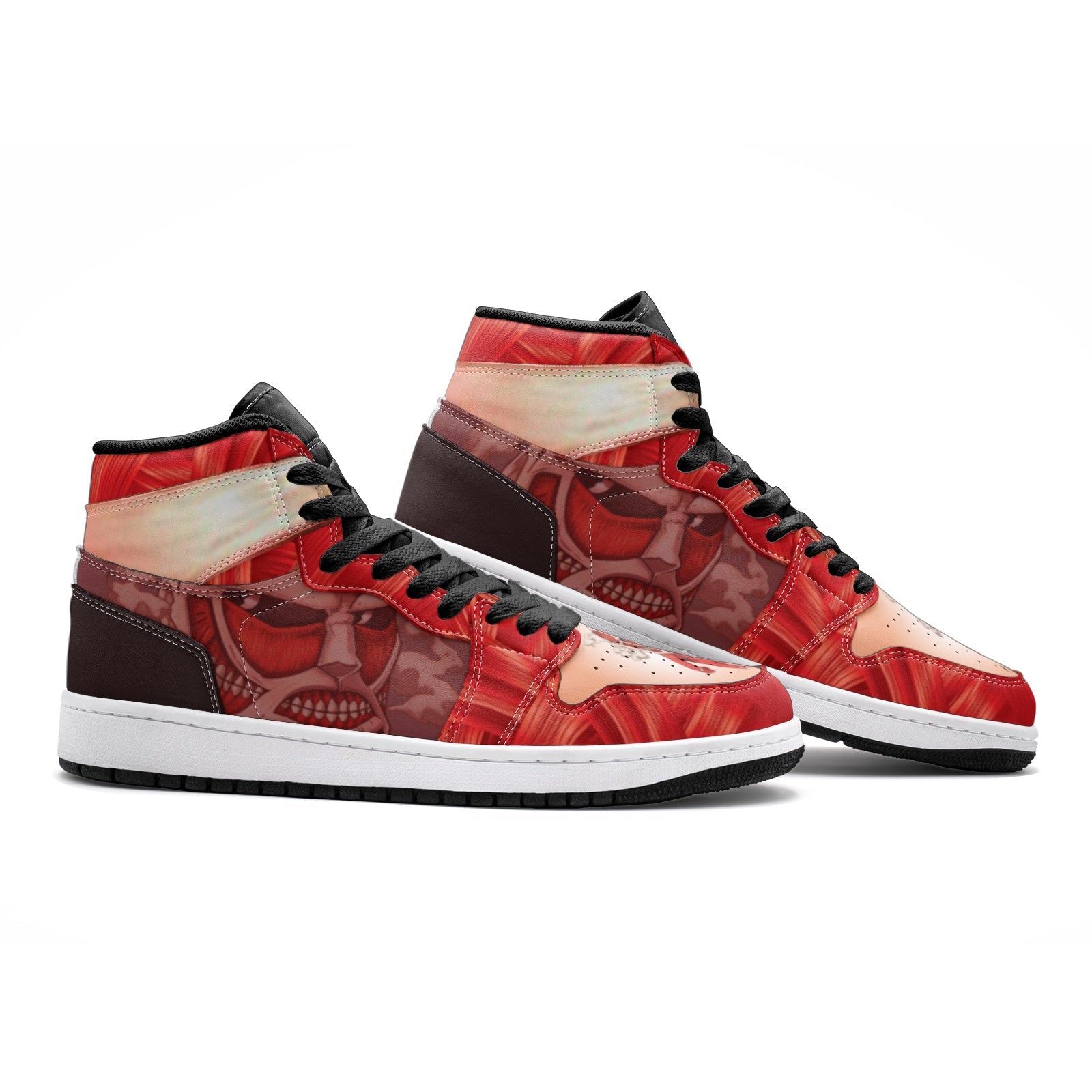Colossal Titan Shingeki no Kyojin Mid 1 Basketball Shoes