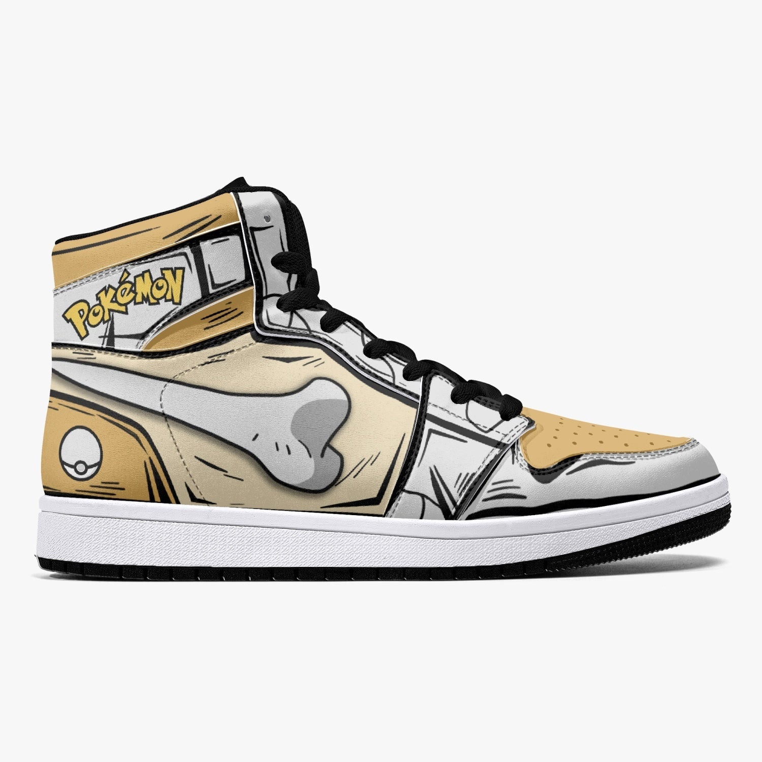 Cubone Pokemon Mid 1 Basketball Shoes