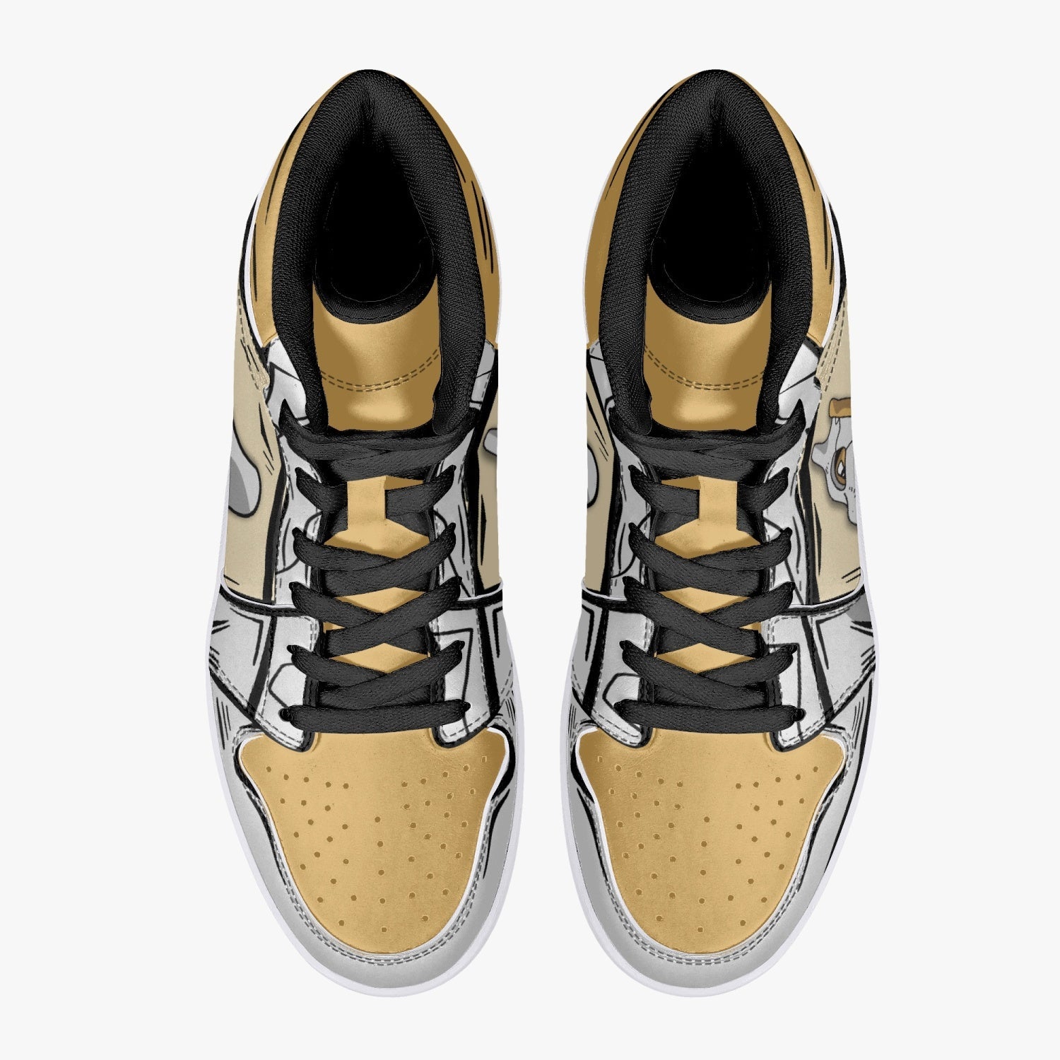 Cubone Pokemon Mid 1 Basketball Shoes