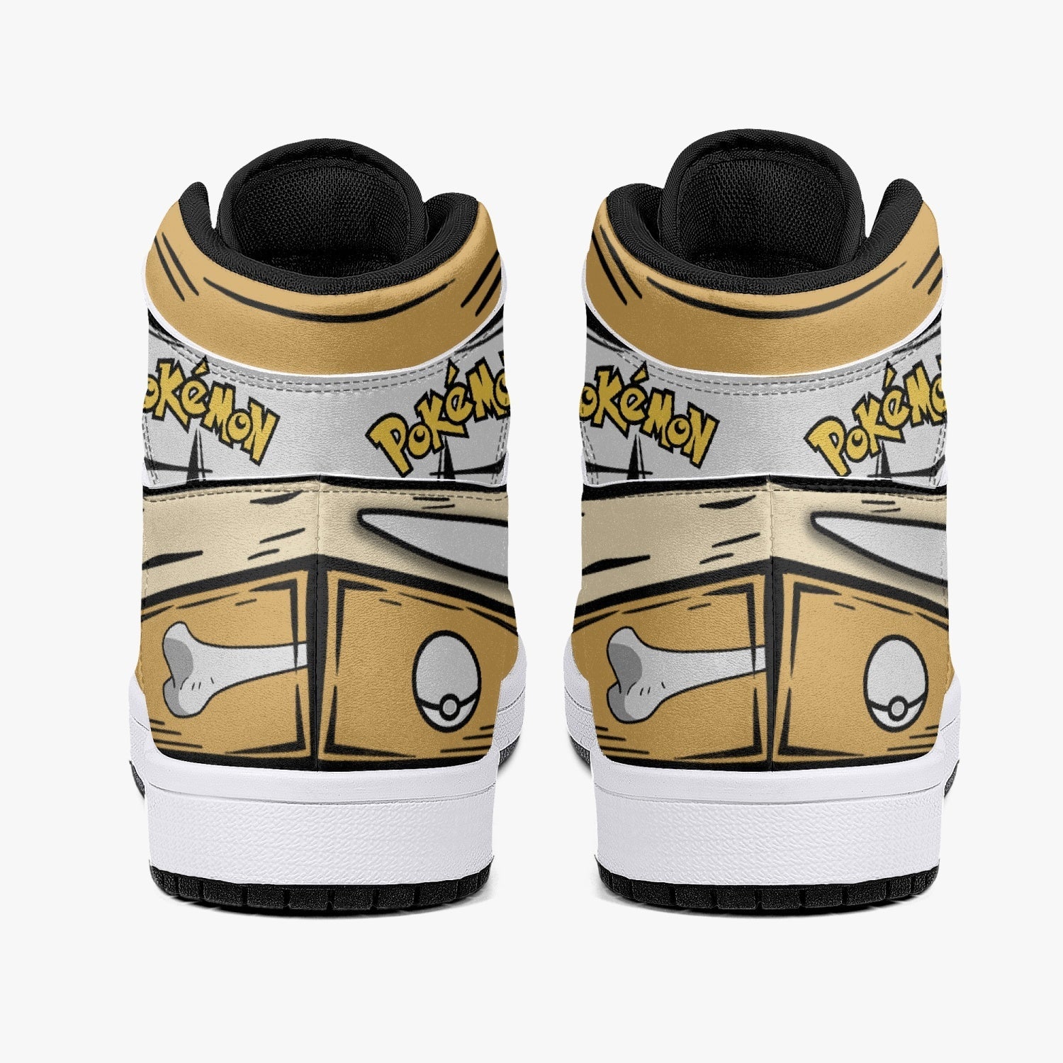 Cubone Pokemon Mid 1 Basketball Shoes