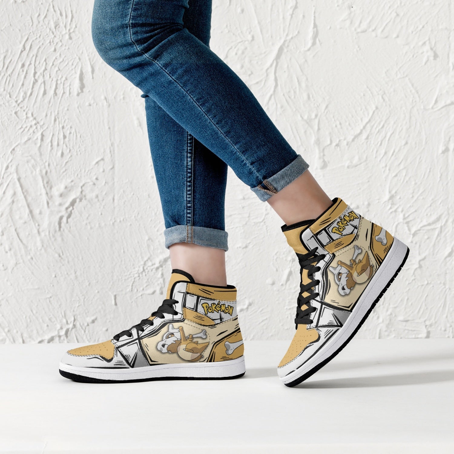 Cubone Pokemon Mid 1 Basketball Shoes