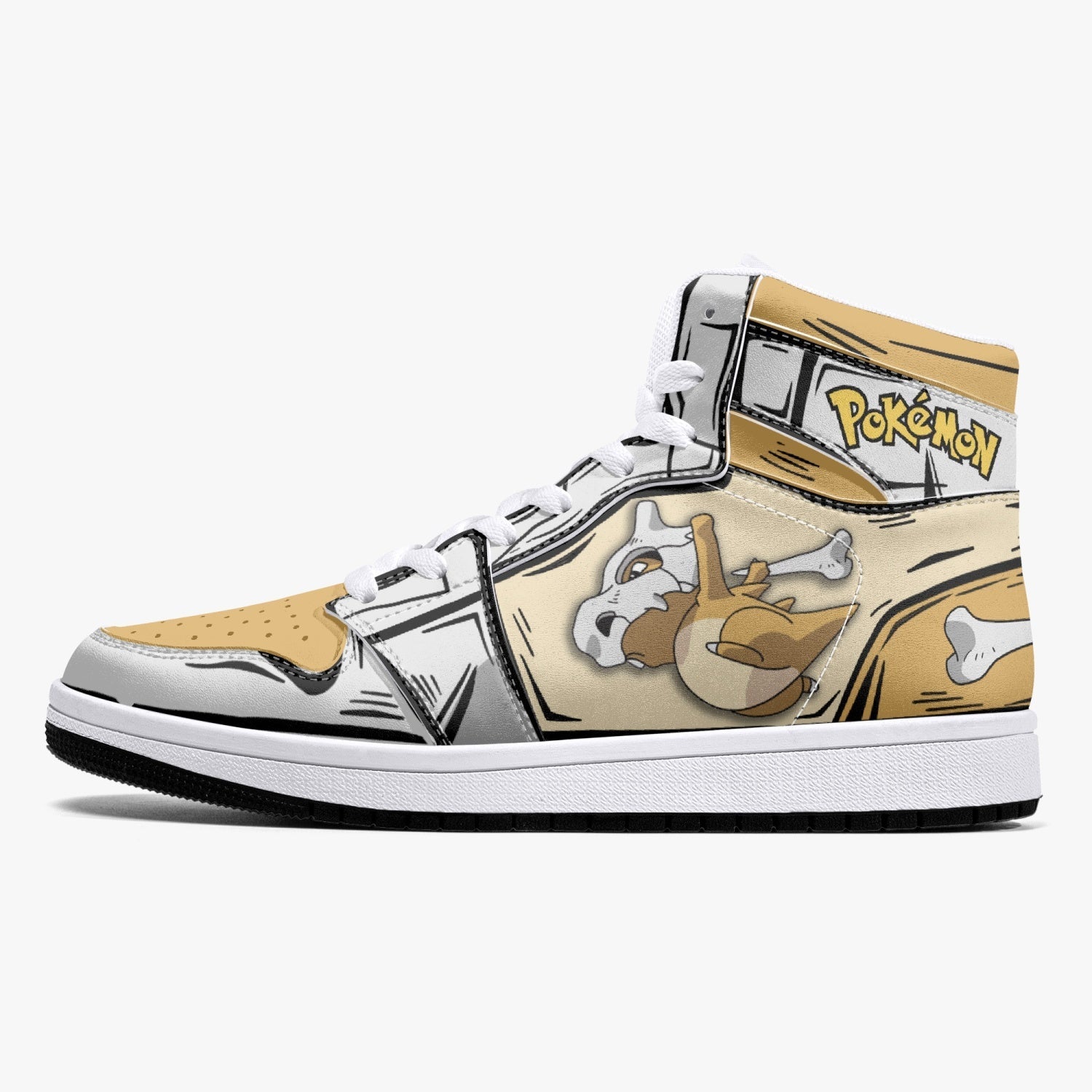 Cubone Pokemon Mid 1 Basketball Shoes