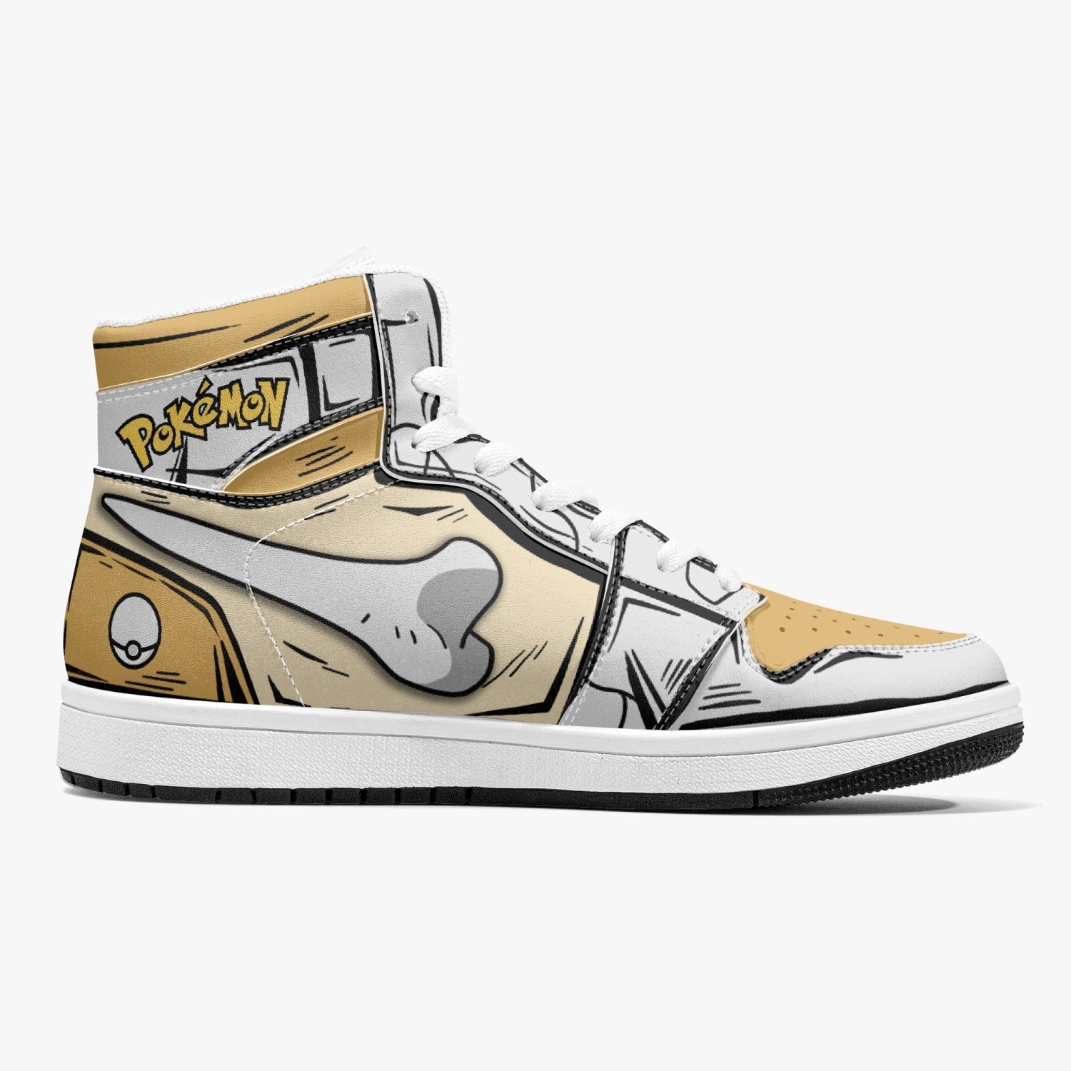 Cubone Pokemon Mid 1 Basketball Shoes