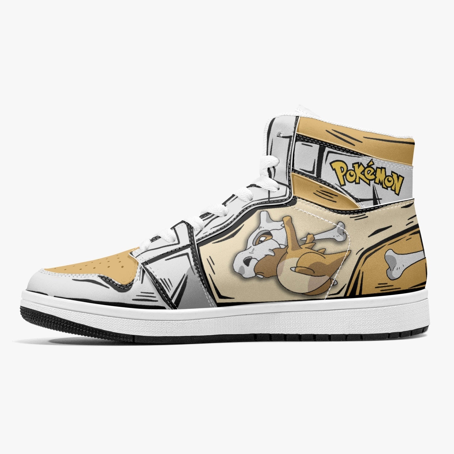 Cubone Pokemon Mid 1 Basketball Shoes