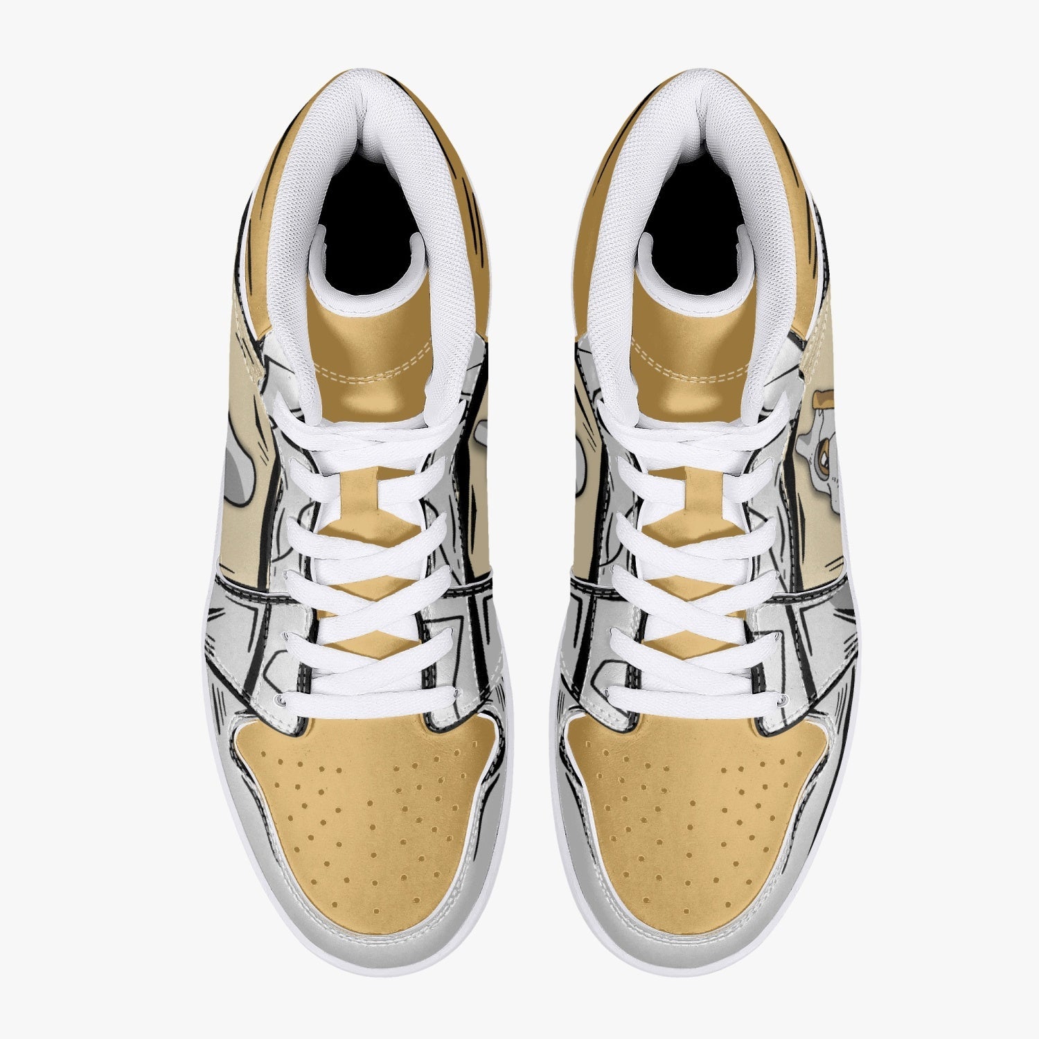 Cubone Pokemon Mid 1 Basketball Shoes