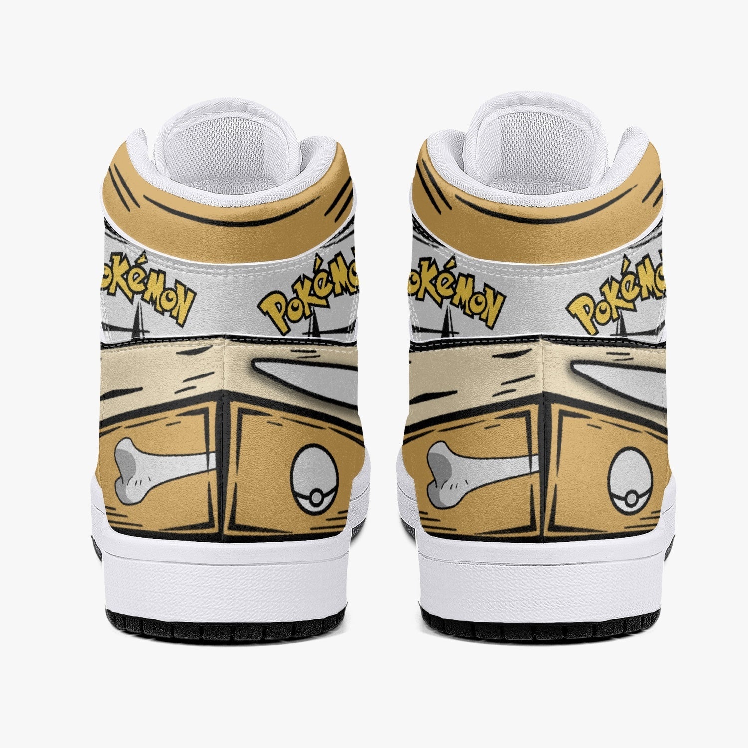 Cubone Pokemon Mid 1 Basketball Shoes
