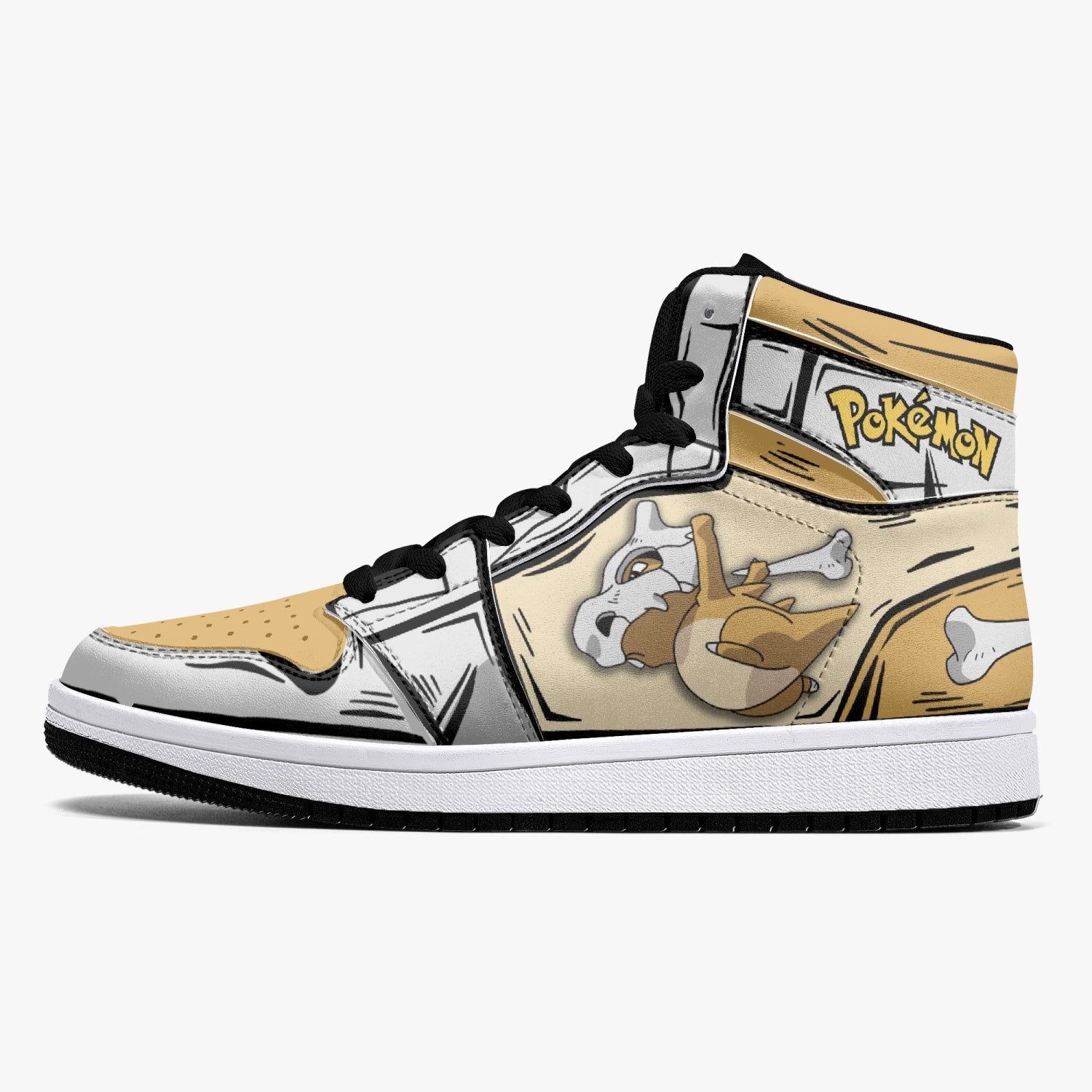 Cubone Pokemon Mid 1 Basketball Shoes