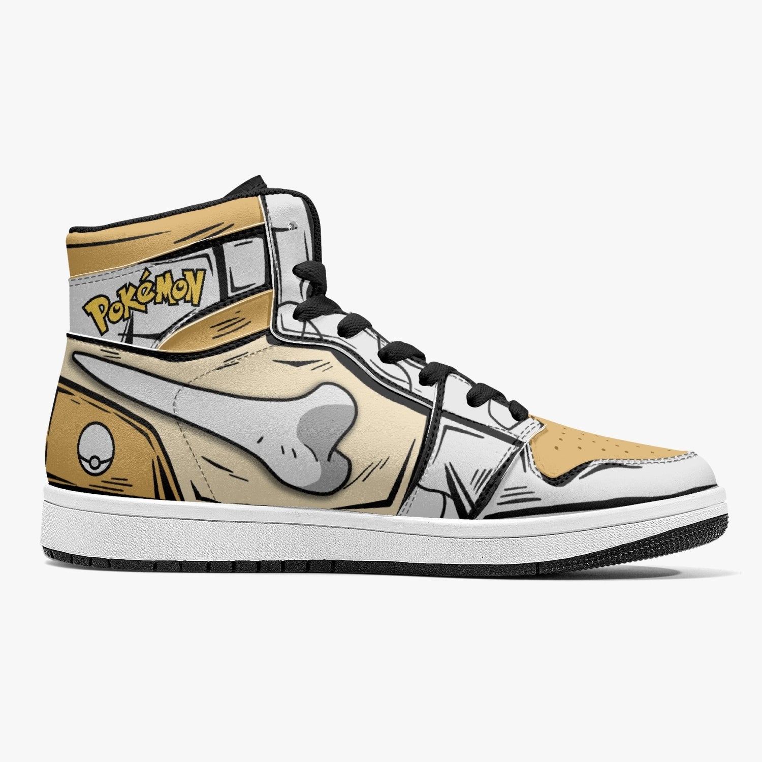 Cubone Pokemon Mid 1 Basketball Shoes