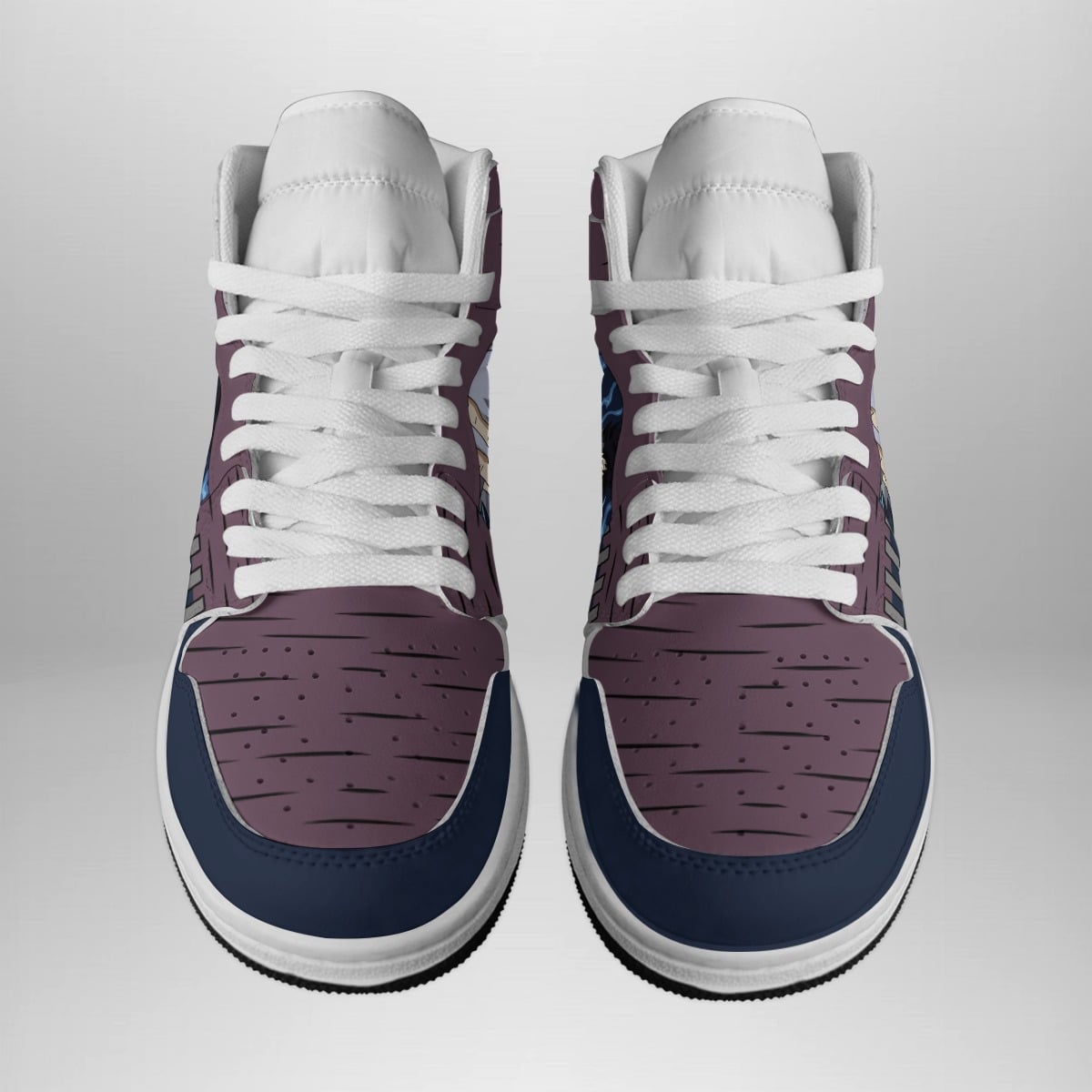 Dabi Blue Flame Basketball Shoes for My Hero Academia Fans – Mid 1 Style