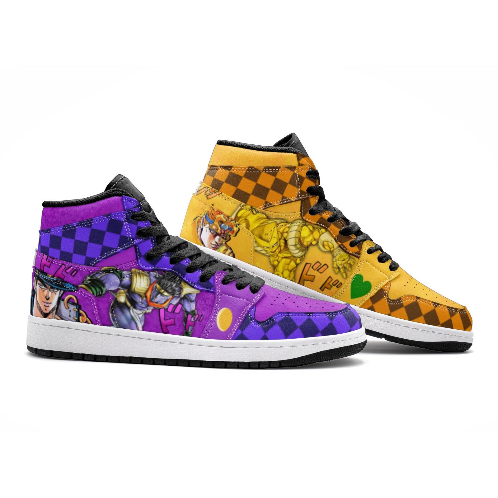 Dio Brando vs Jotaro Kujo JoJo’s Bizarre Adventure V2 Mid 1 Basketball Shoes