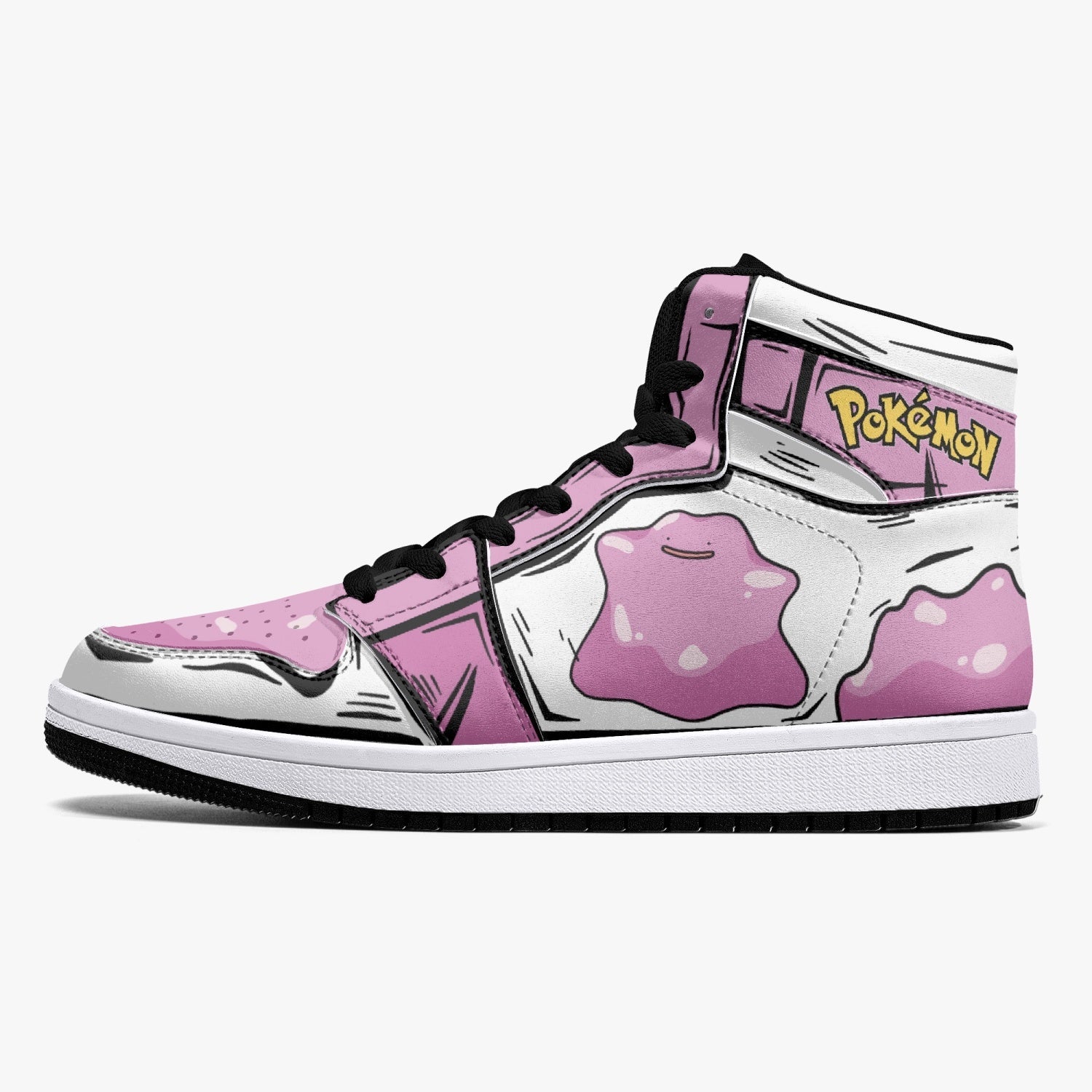 Ditto Pokemon Mid 1 Basketball Shoes