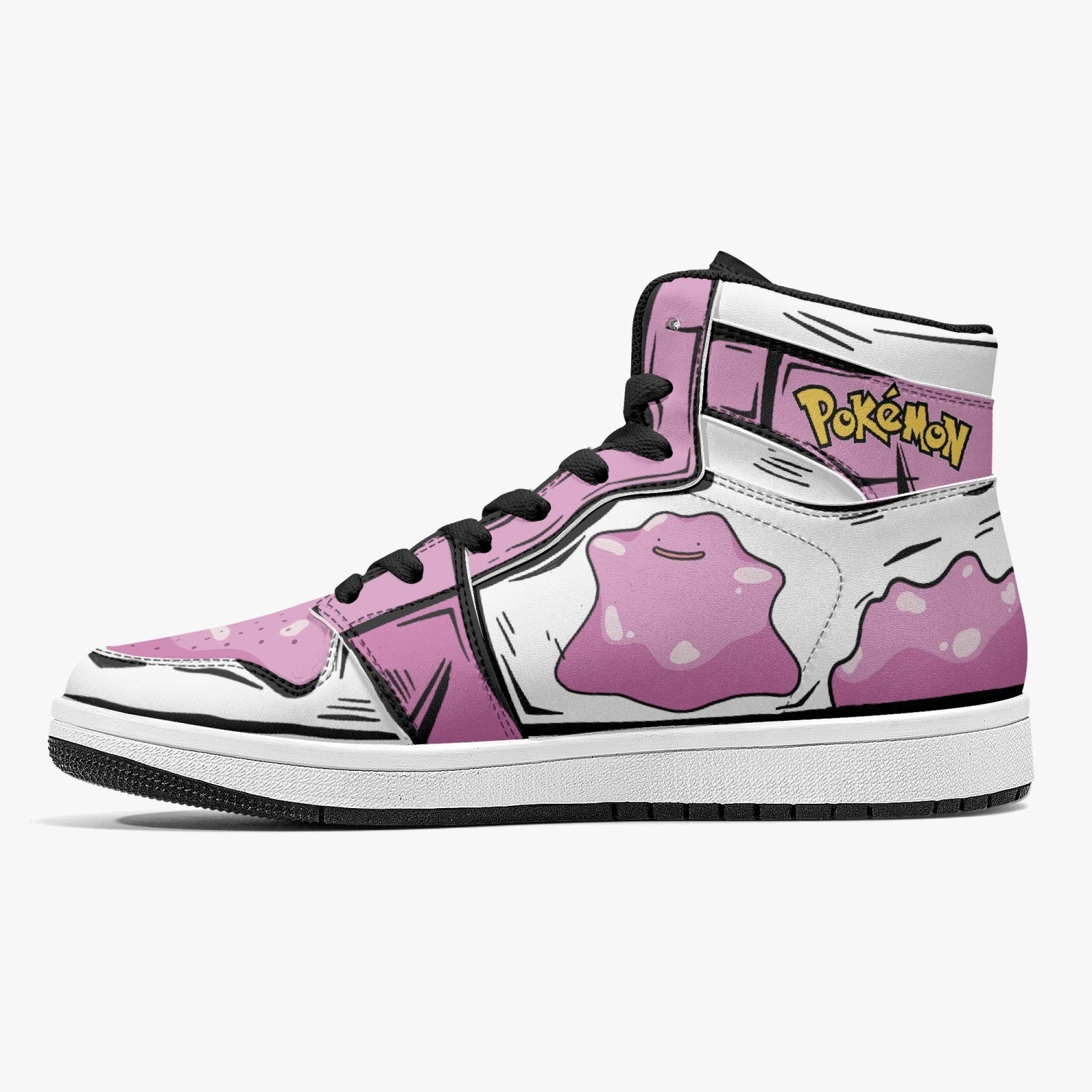 Ditto Pokemon Mid 1 Basketball Shoes