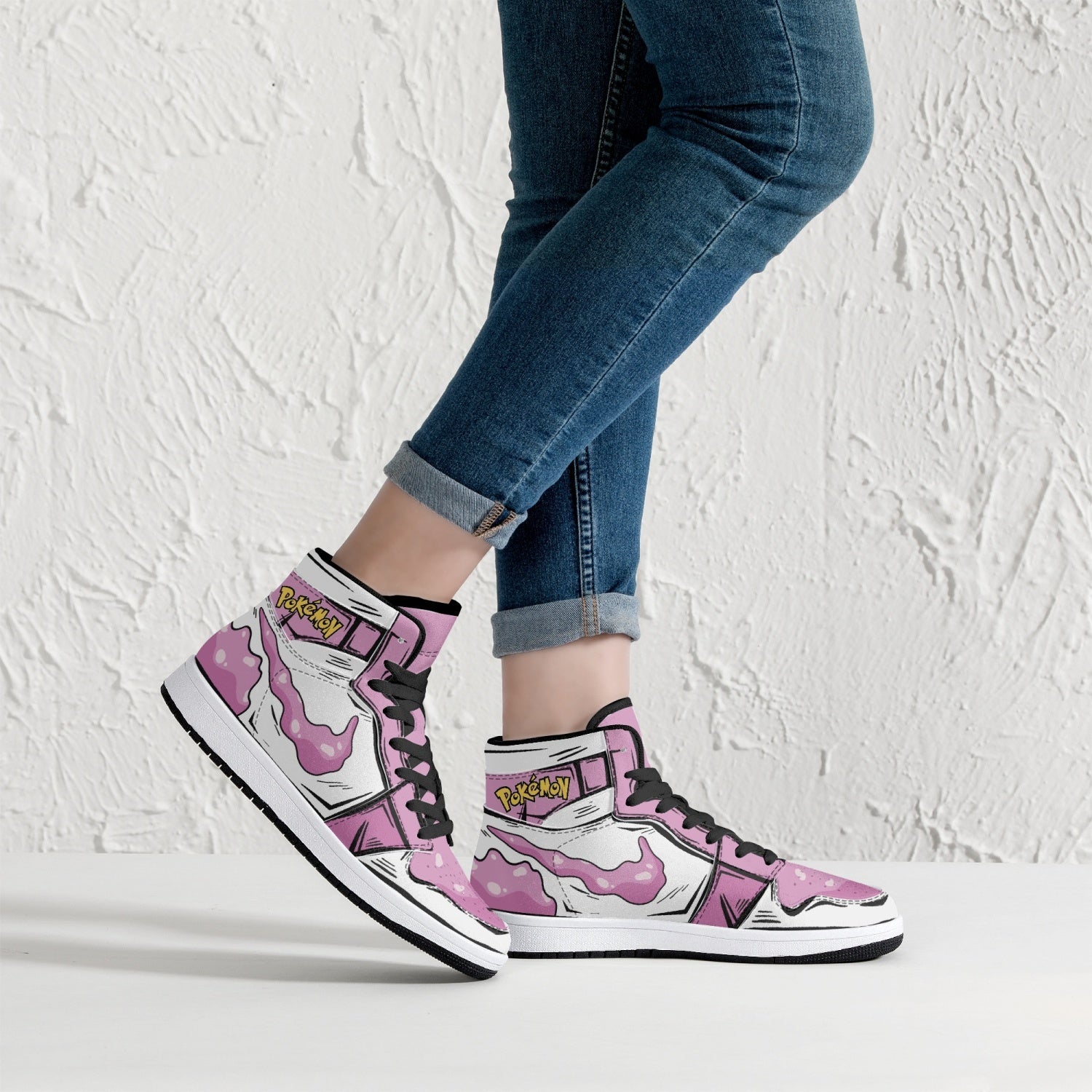 Ditto Pokemon Mid 1 Basketball Shoes