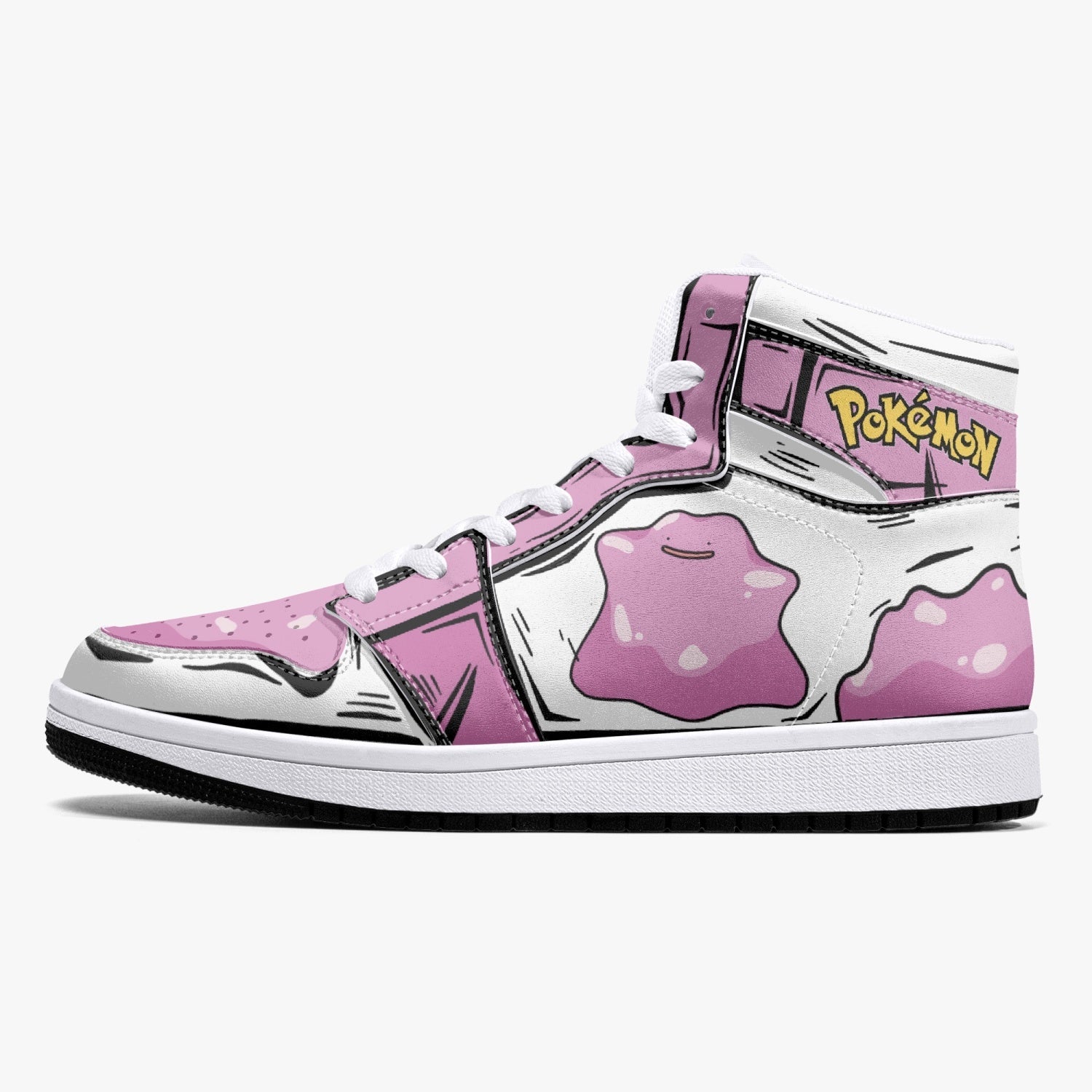 Ditto Pokemon Mid 1 Basketball Shoes
