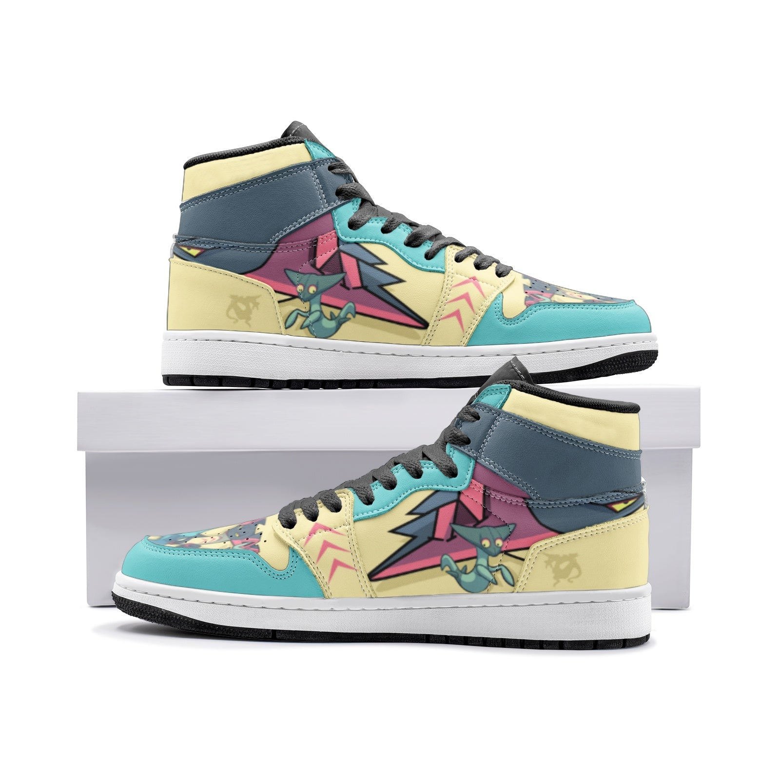 Dragapult Pokemon Mid 1 Basketball Shoes