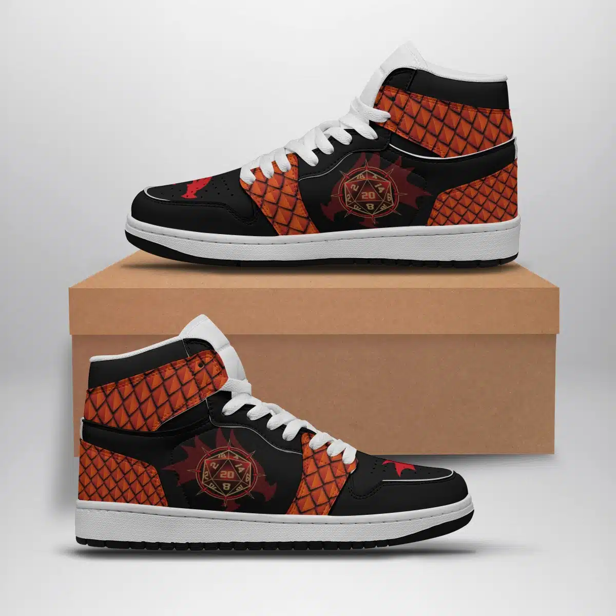 Dungeons & Dragons Shonen Mid 1 Basketball Shoes - Stylish Fantasy Sneakers for Gamers