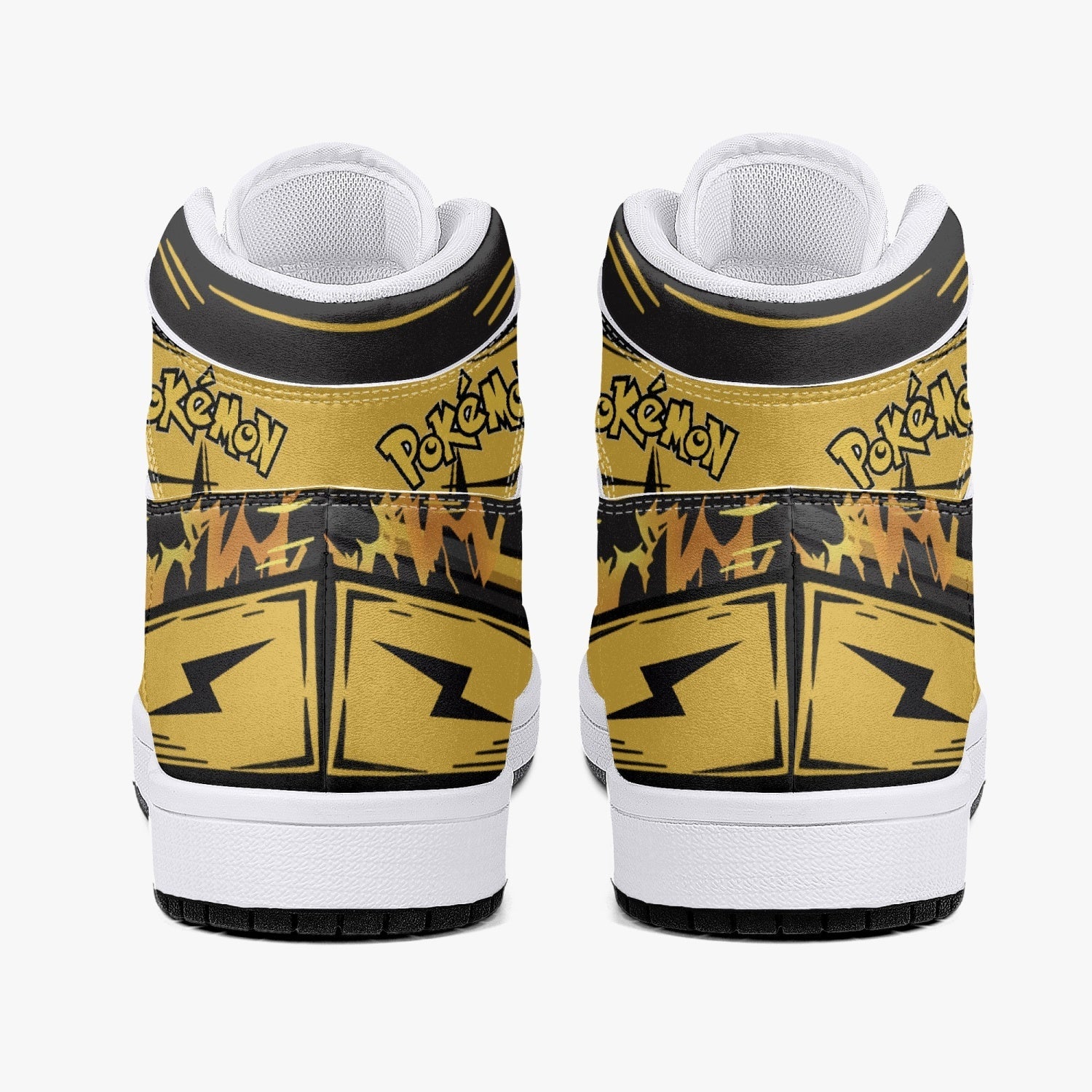 Electabuzz Pokemon Mid 1 Basketball Shoes
