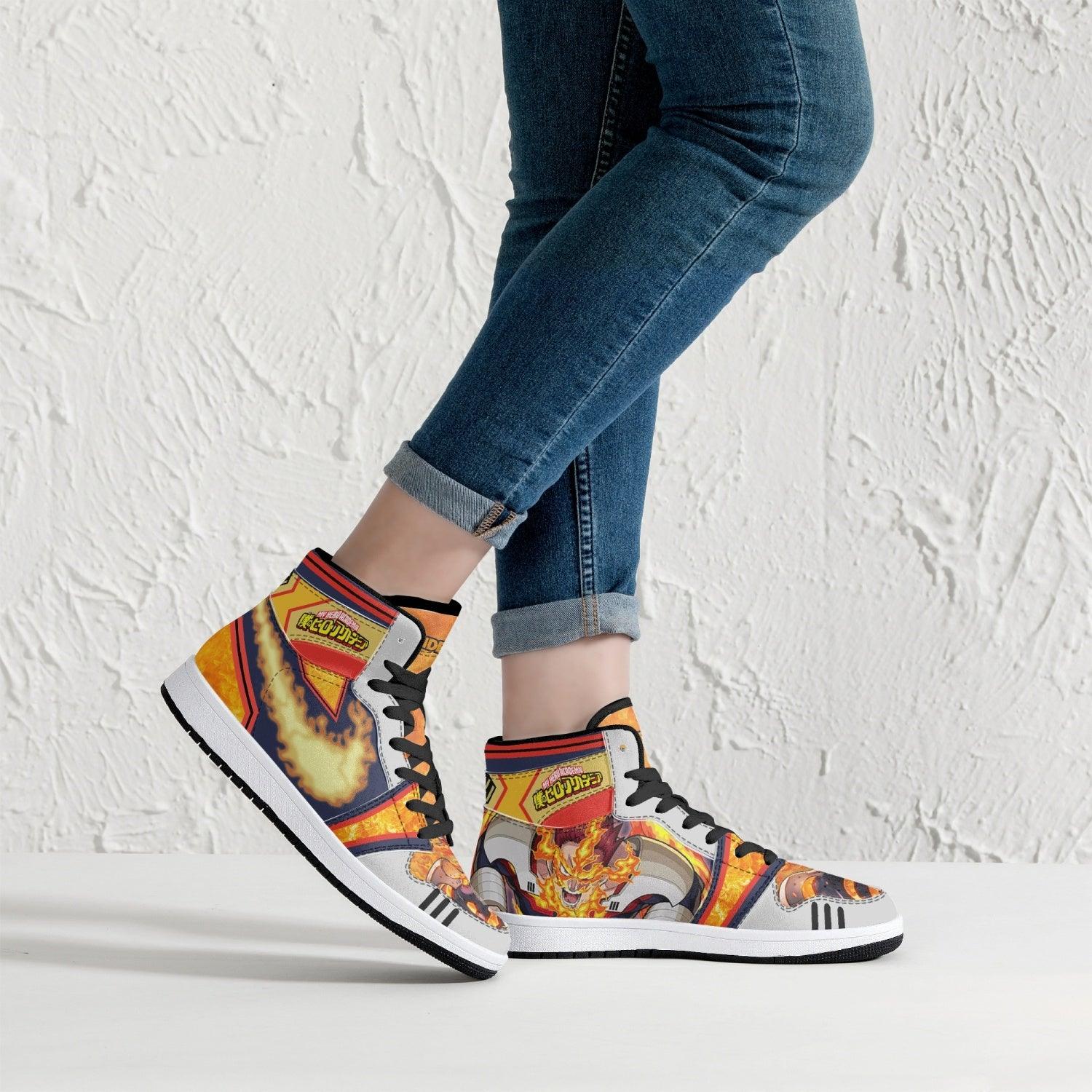Enji Todoroki Endeavor My Hero Academia Mid 1 Basketball Shoes