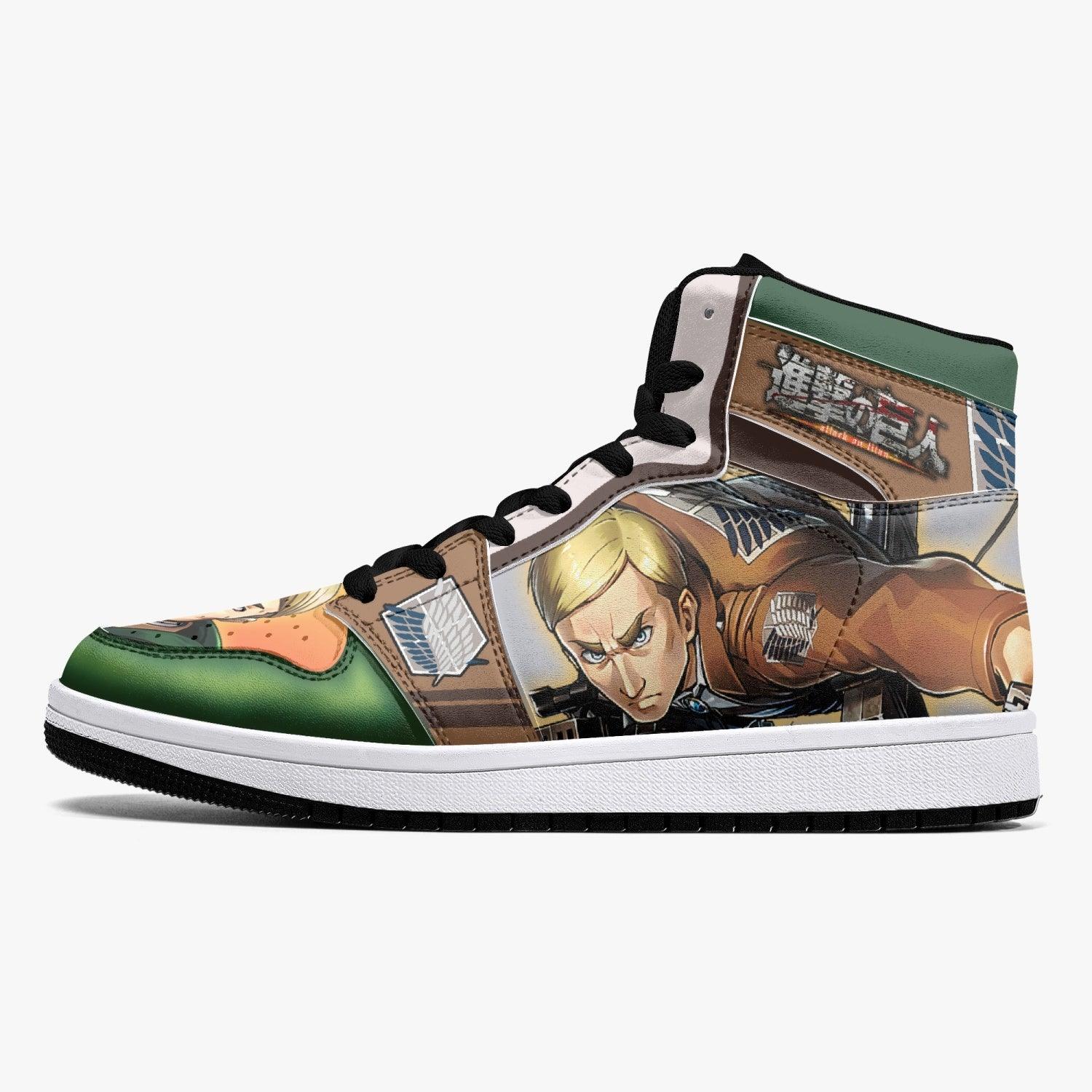 Erwin Smith Attack on Titan Mid 1 Basketball Shoes