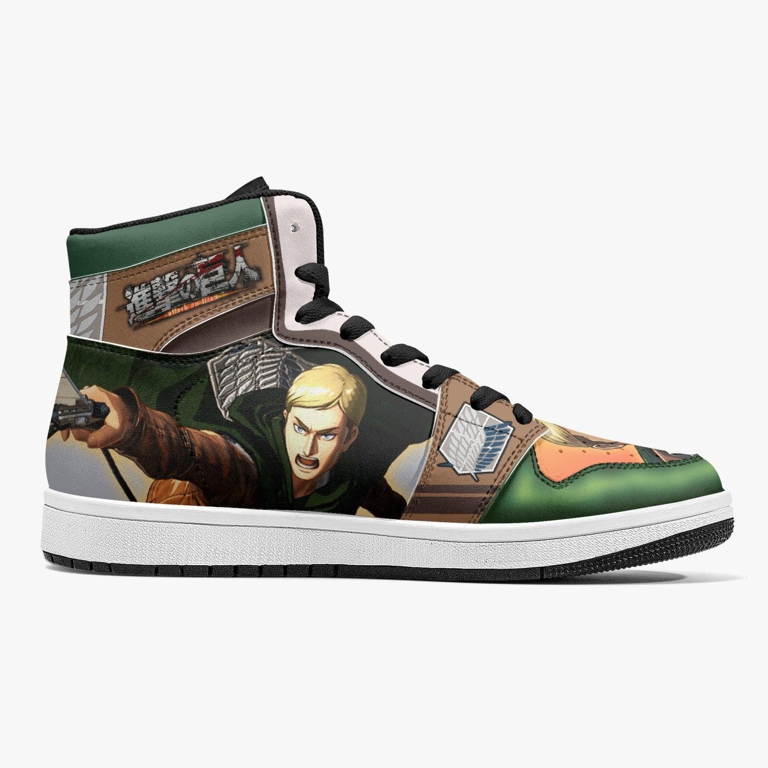 Erwin Smith Shingeki no Kyojin Mid 1 Basketball Shoes