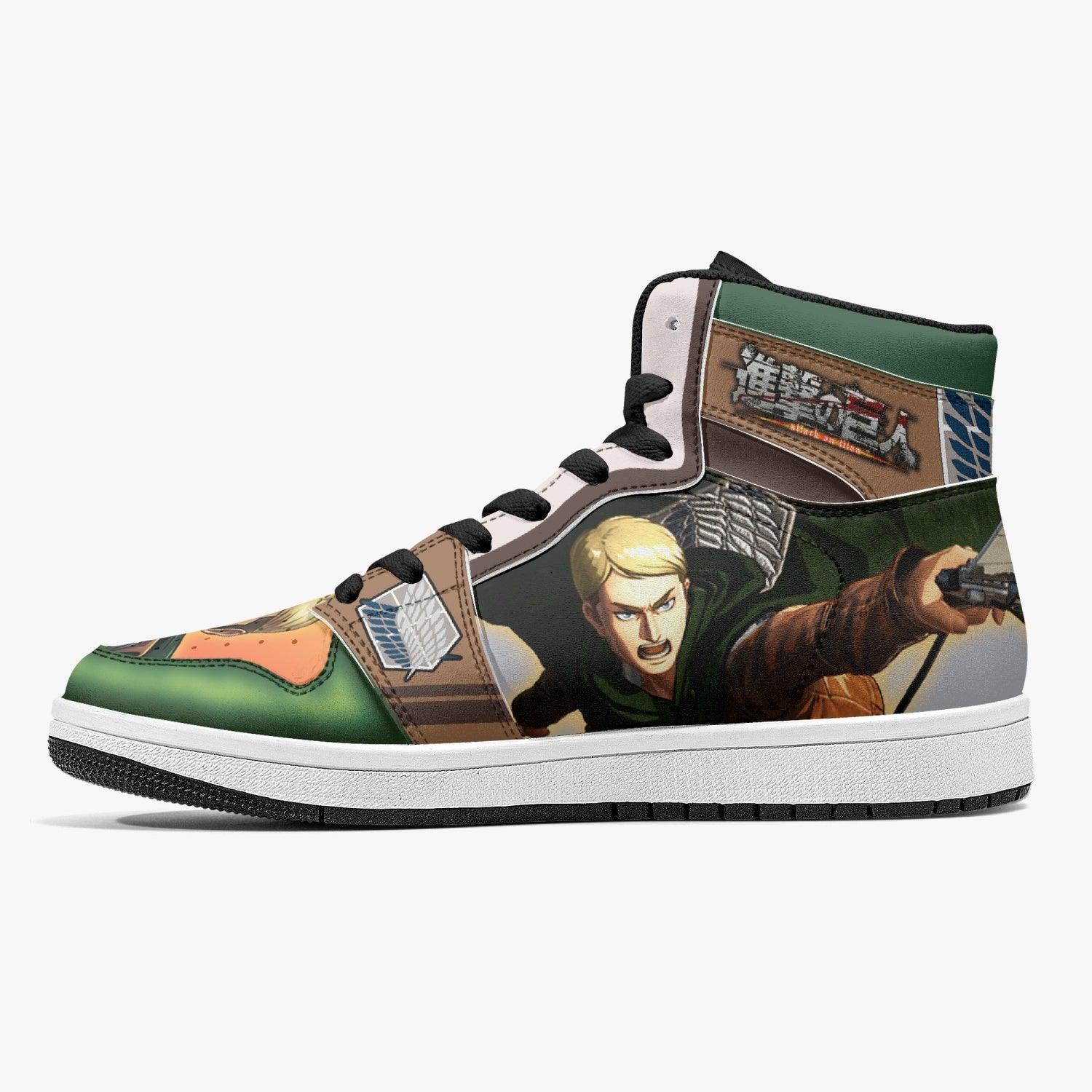 Erwin Smith Shingeki no Kyojin Mid 1 Basketball Shoes