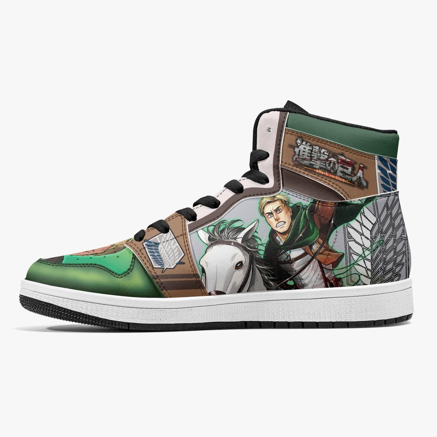 Erwin Smith Shinzou wo Sasageyo Shingeki no Kyojin Mid 1 Basketball Shoes