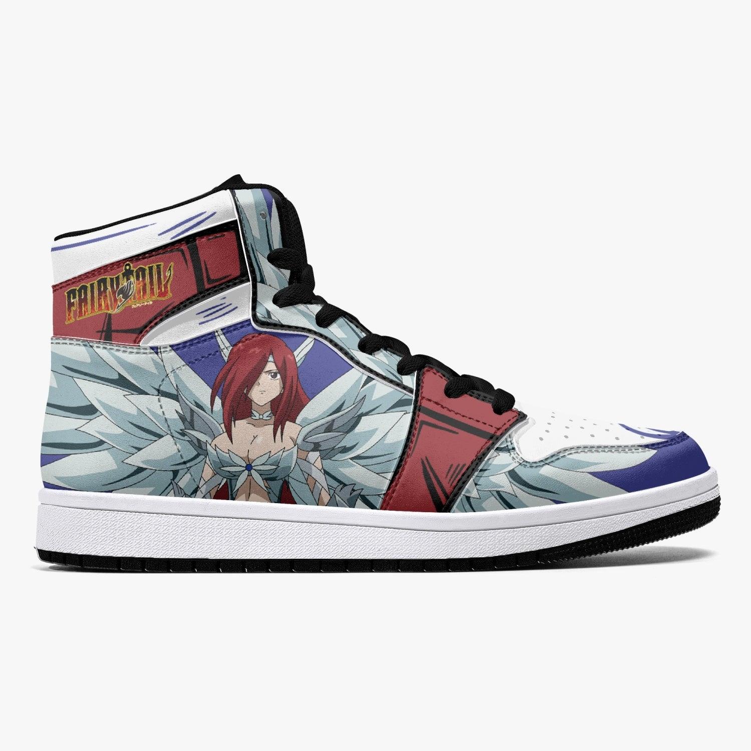 Erza Scarlet Heaven's Wheel Armor Fairy Tail Mid 1 Basketball Shoes