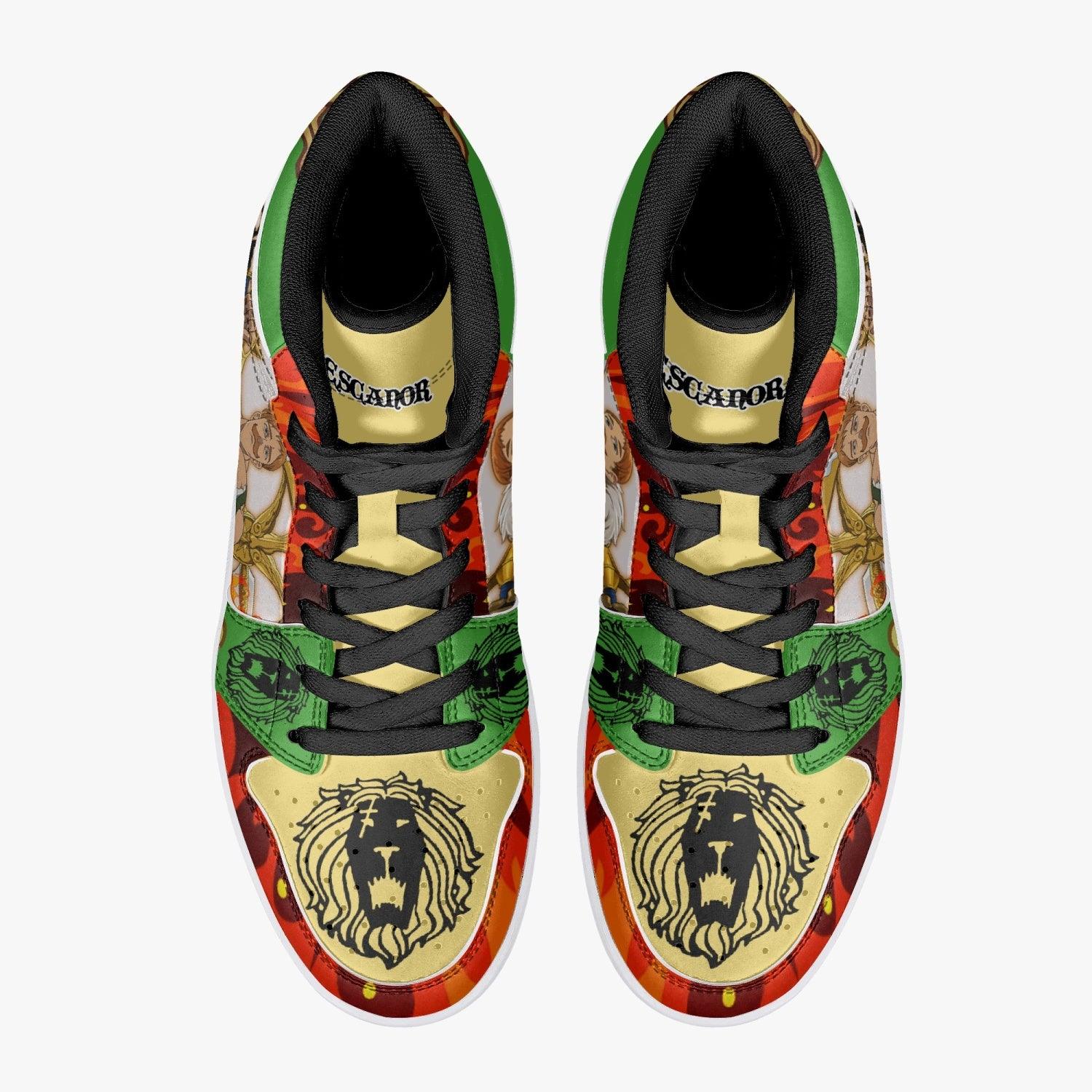 Escanor Seven Deadly Sins Mid 1 Basketball Shoes