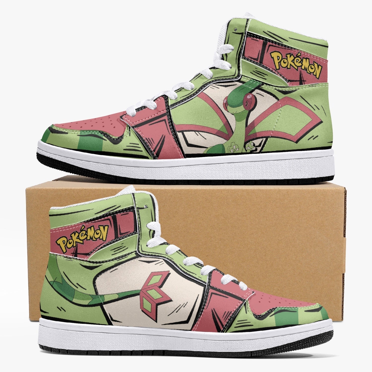 Flygon Pokemon V2 Mid 1 Basketball Shoes