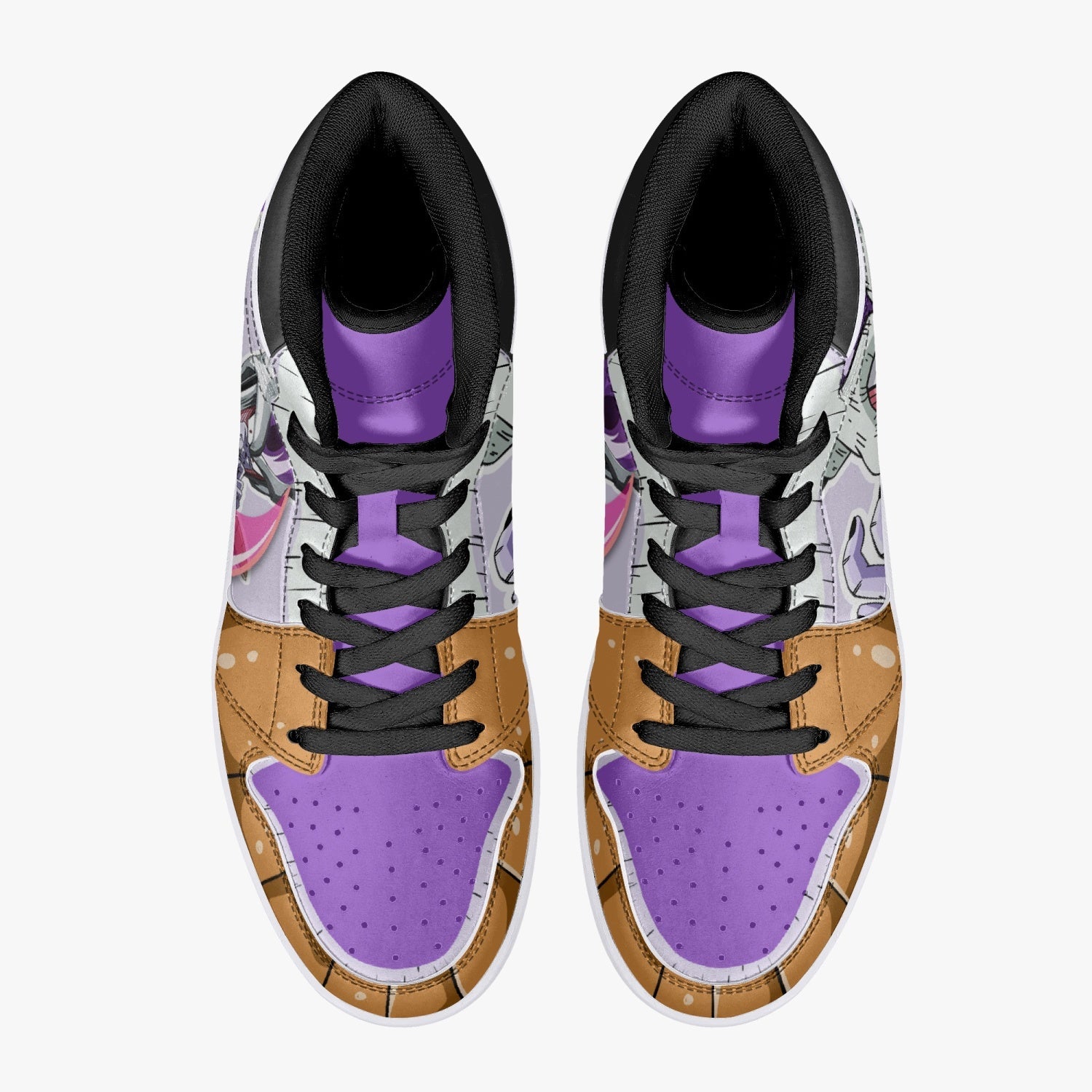 Frieza Force First Form Dragon Ball Z Mid 1 Basketball Shoes