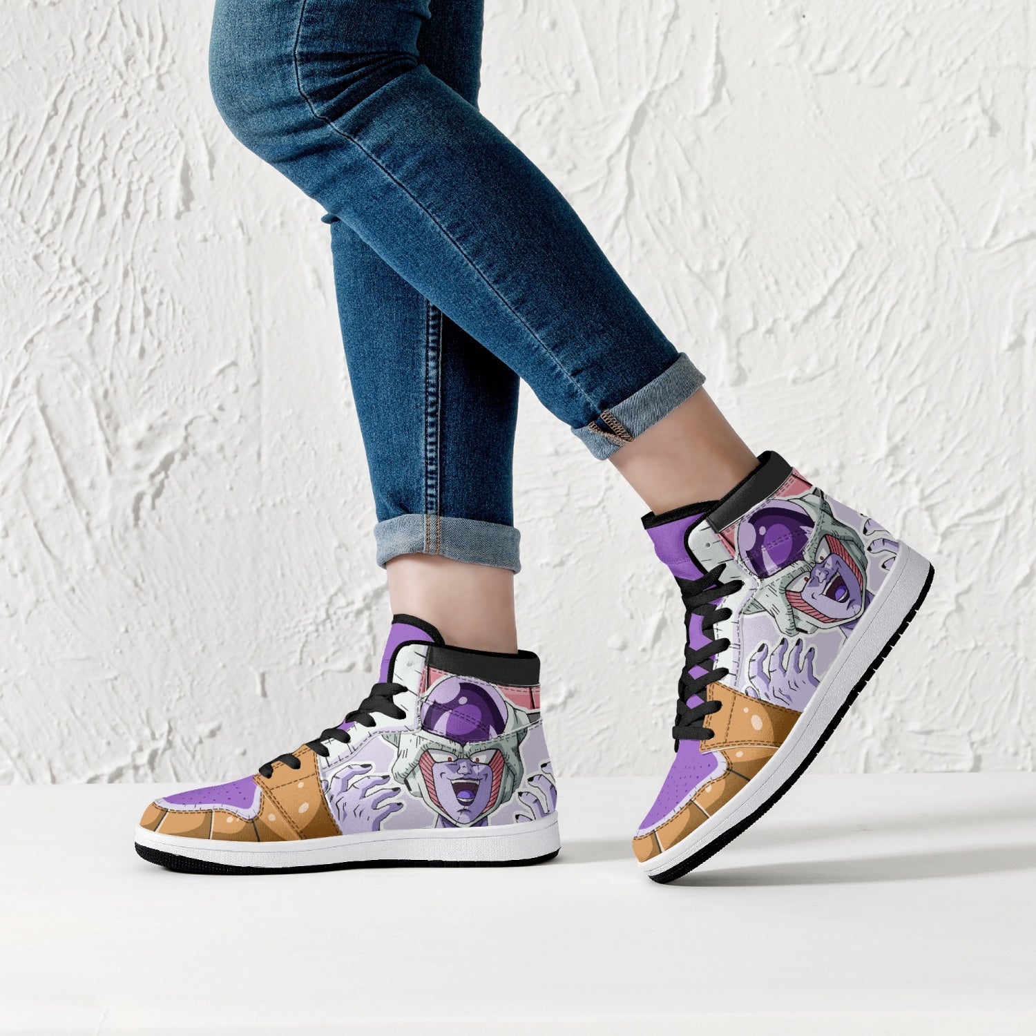 Frieza Force First Form Dragon Ball Z Mid 1 Basketball Shoes