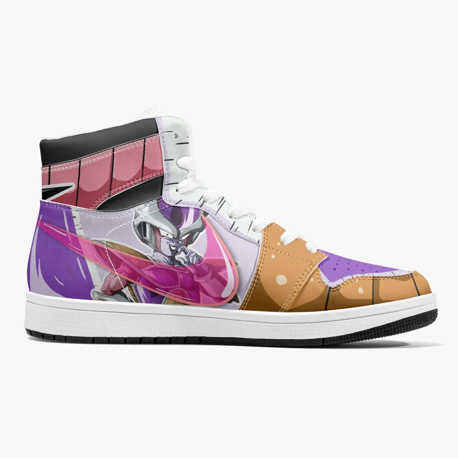 Frieza Force First Form Dragon Ball Z Mid 1 Basketball Shoes