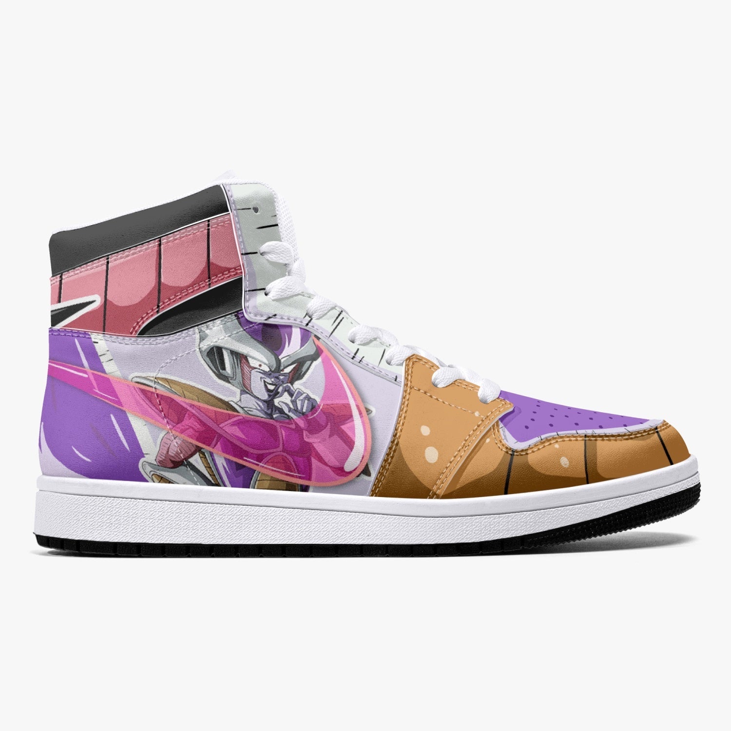 Frieza Force First Form Dragon Ball Z Mid 1 Basketball Shoes