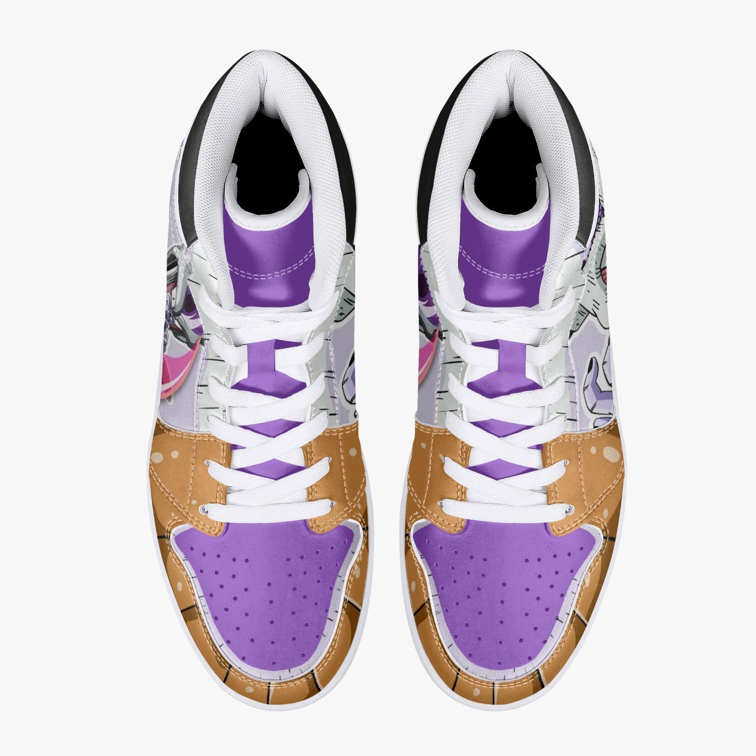 Frieza Force First Form Dragon Ball Z Mid 1 Basketball Shoes