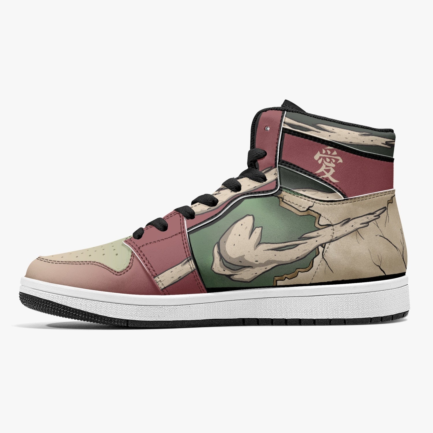 Gaara Naruto Mid 1 Basketball Shoes