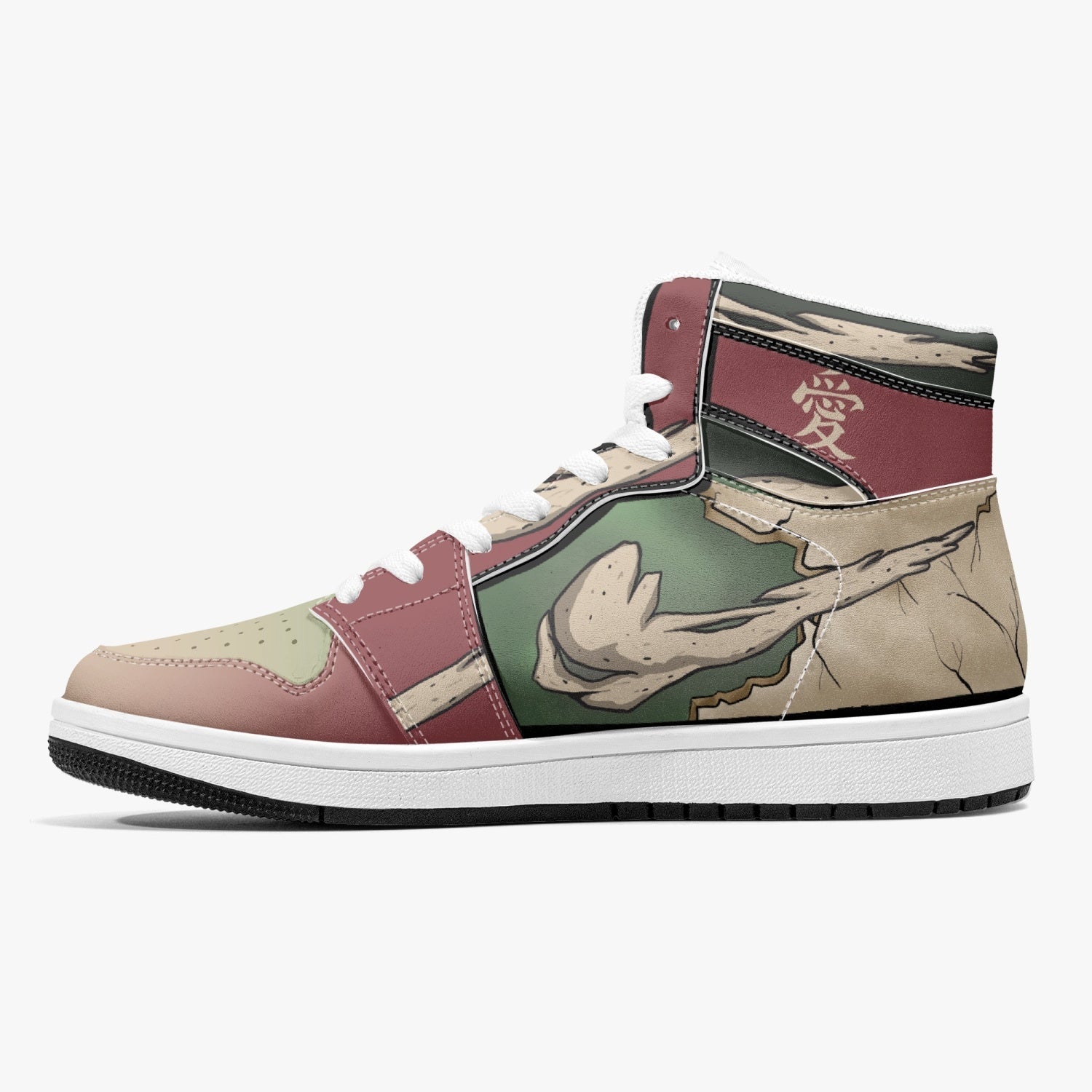 Gaara Naruto Mid 1 Basketball Shoes
